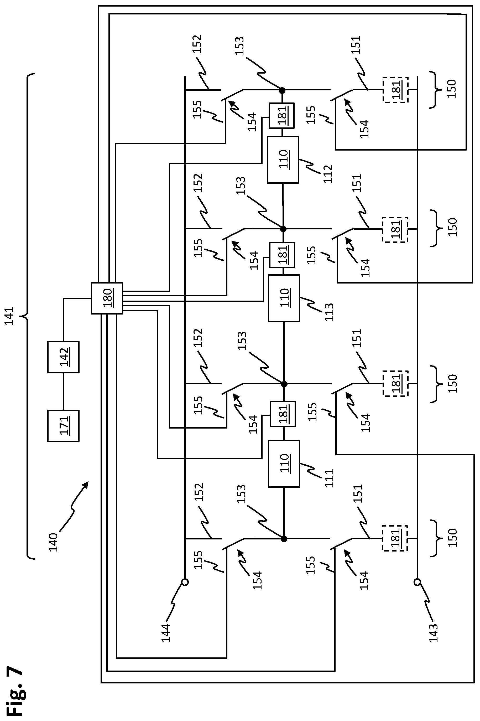 Patent US12316254 Figure 7 – Stator module for a linear transport system