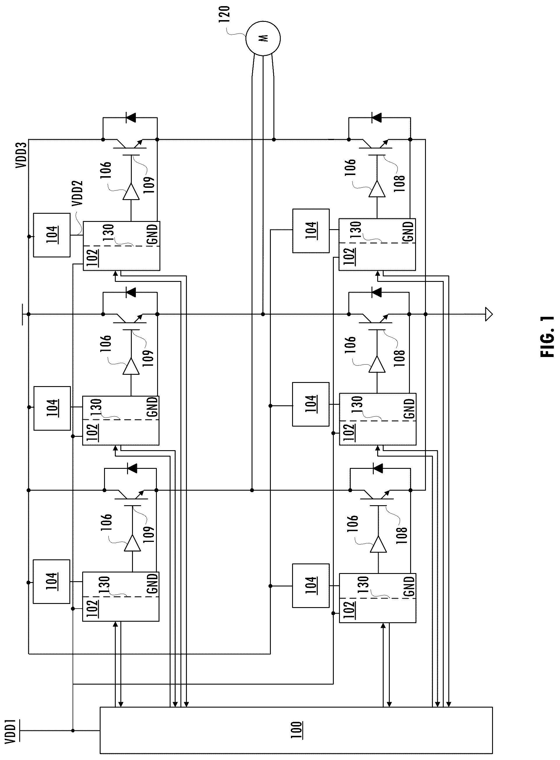 Patent US12316256 — Flexible fault detection — Figure 1