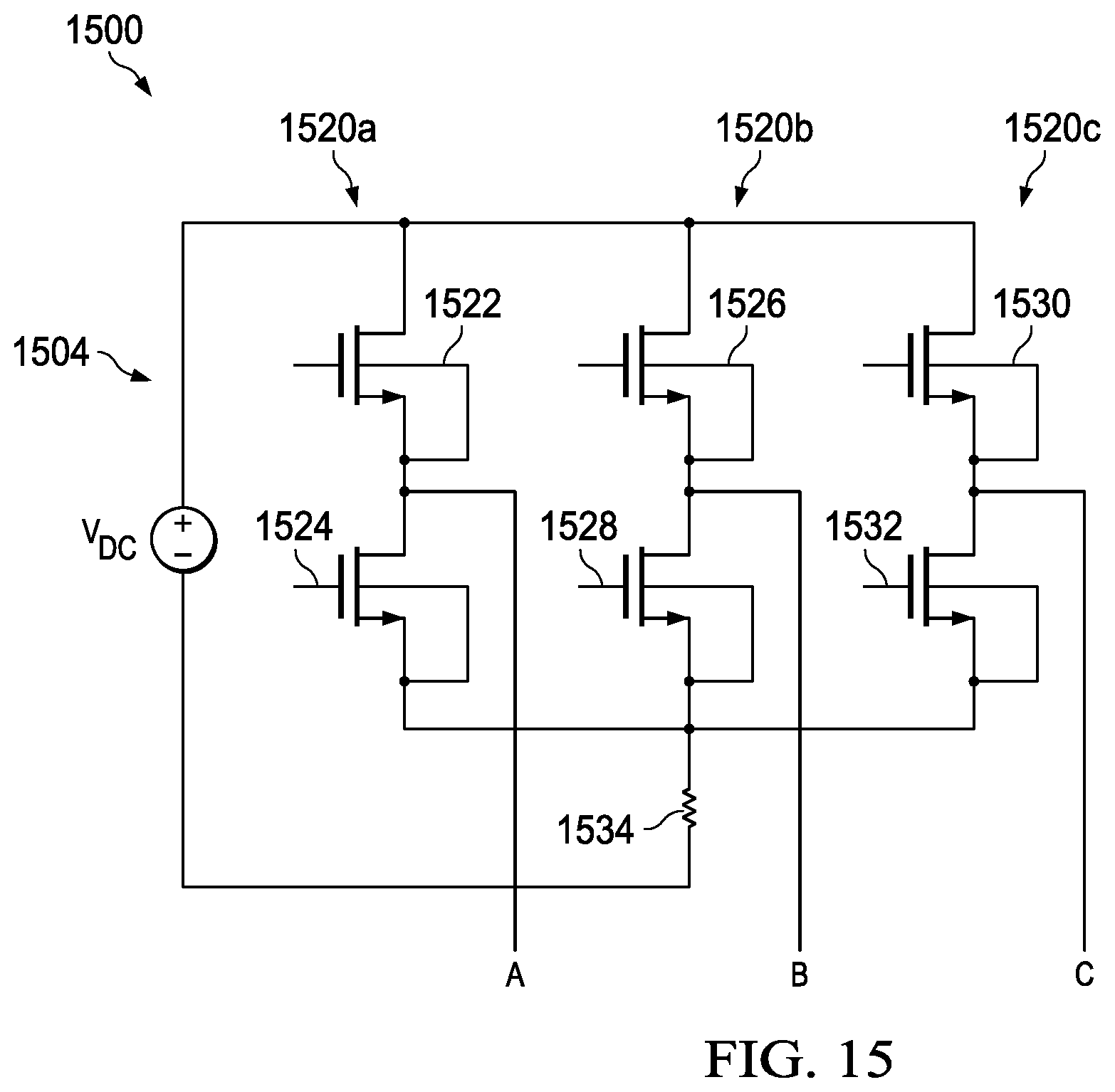 Patent US12316259 Figure 15 – Fast deceleration of PMSM and BLDC motors using recirculation braking