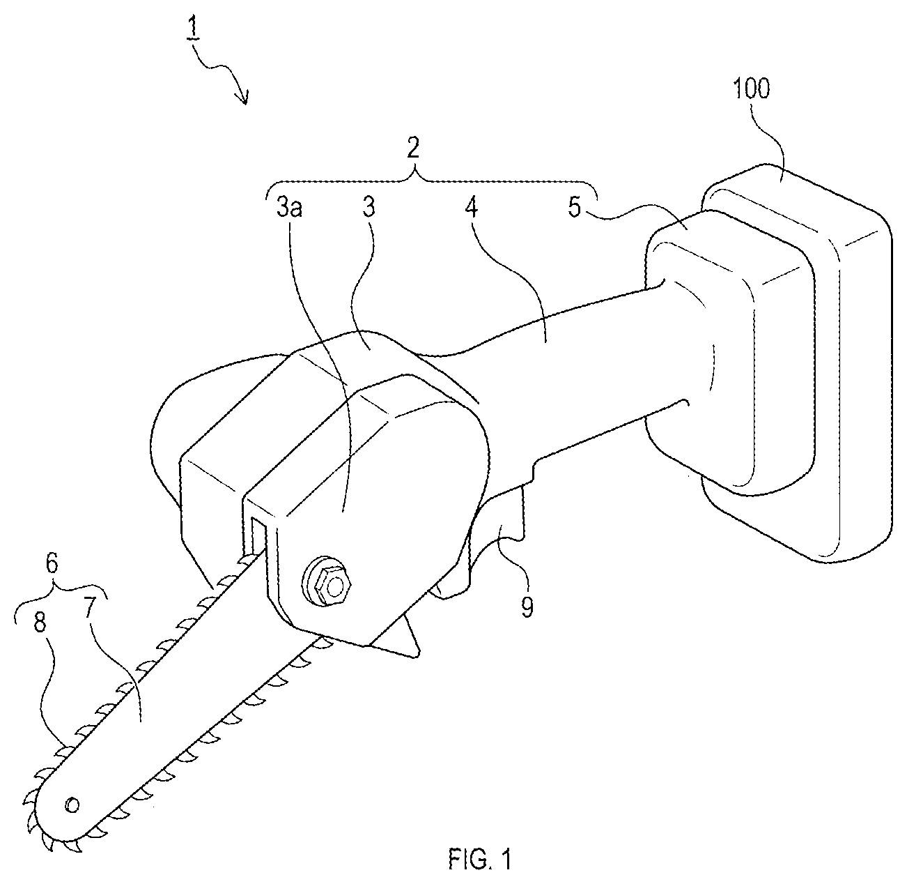 Patent US12316262 Figure 1 – Technique for protecting motor in electric work machine from over temperature