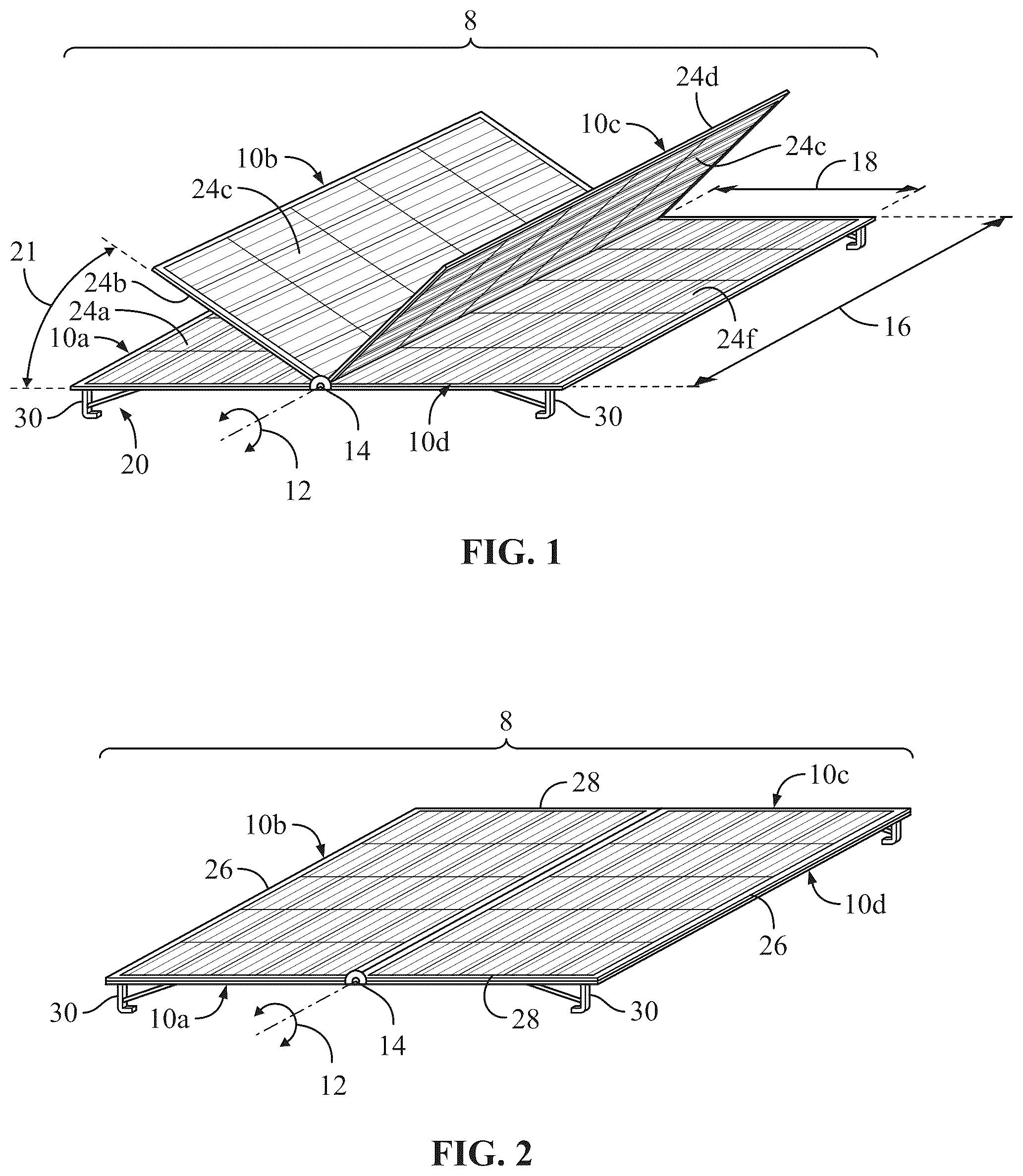 Patent US12316272 Figure 1 – Solar panel pillar