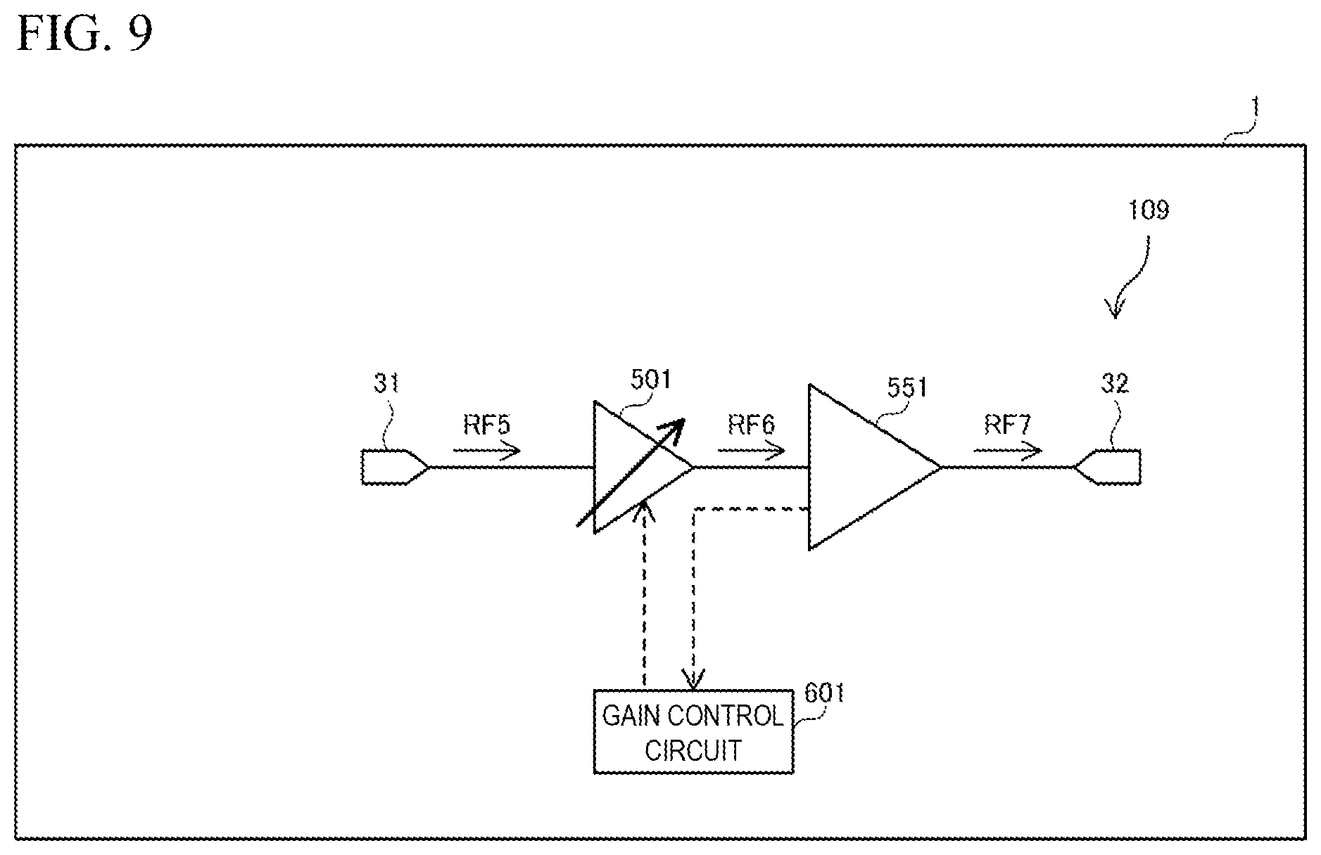 Patent US12316280 Figure 9 – Power amplifier circuit, doherty amplifier circuit, multistage amplifier circuit, and power amplifier apparatus