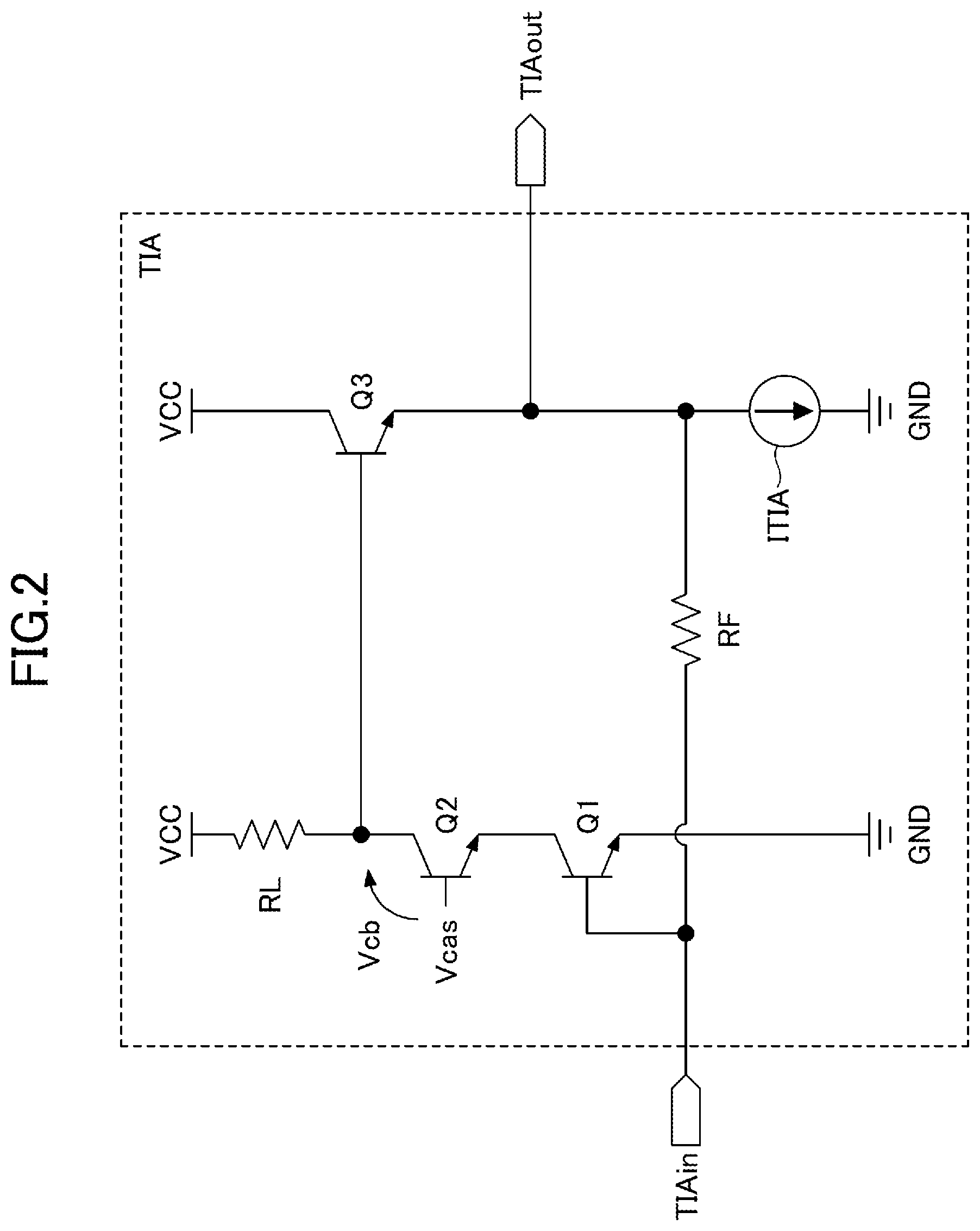 Patent US12316281 Figure 2 – Reception circuit for optical communication