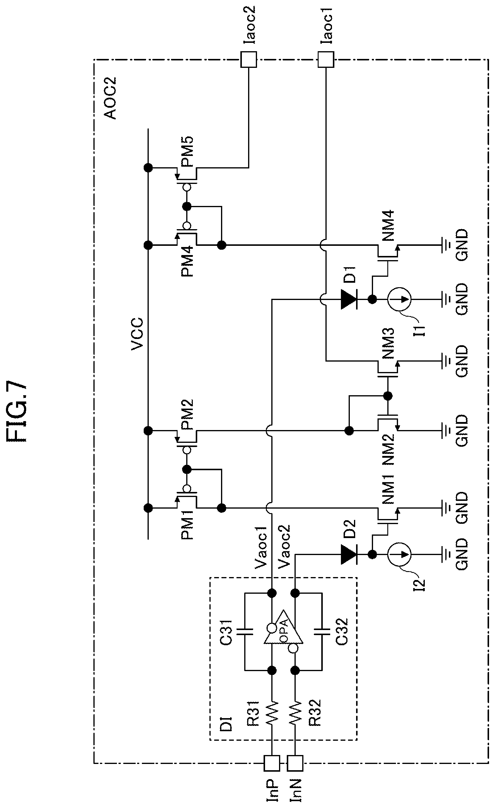 Patent US12316281 Figure 7 – Reception circuit for optical communication