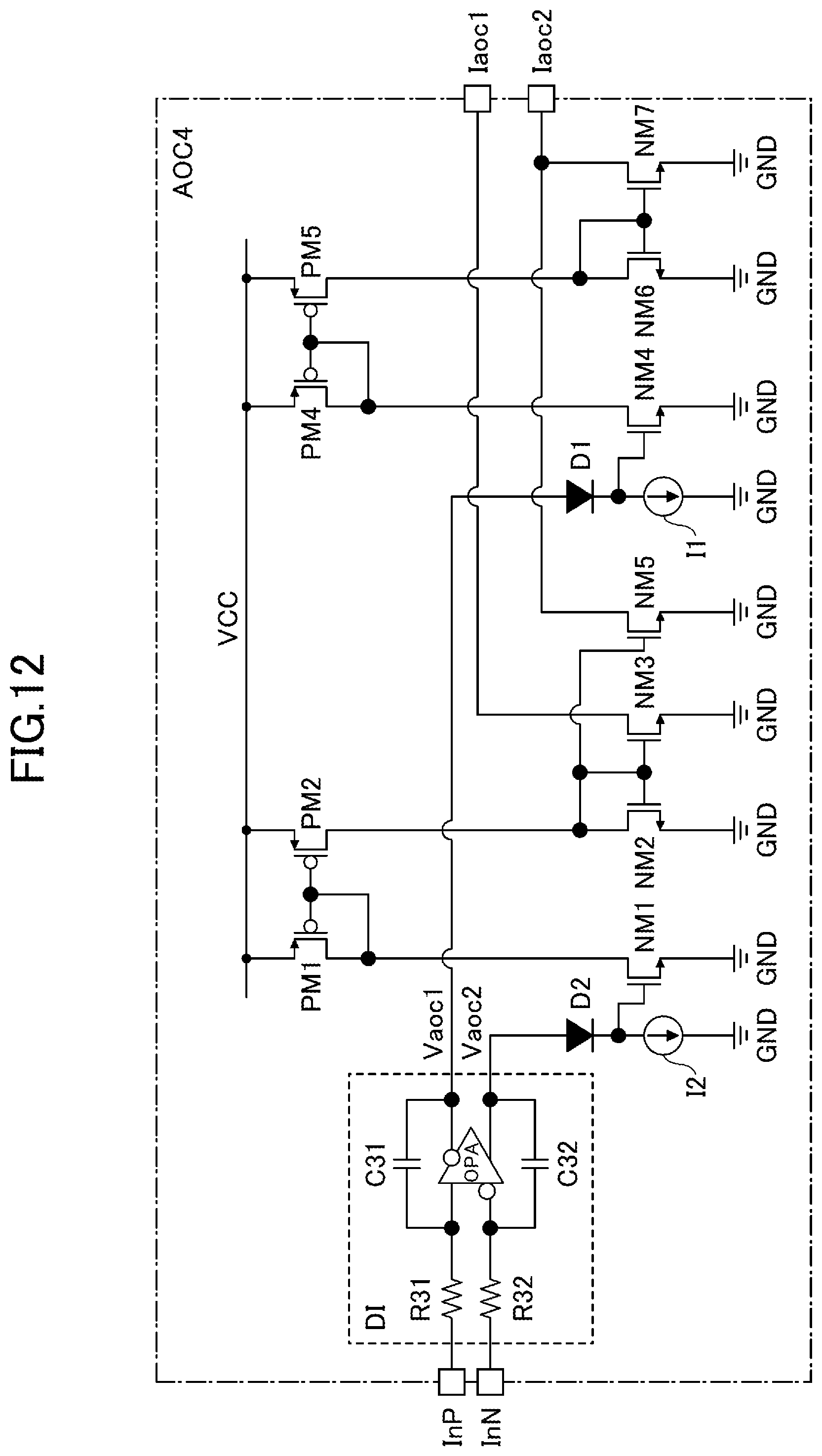 Patent US12316281 Figure 12 – Reception circuit for optical communication