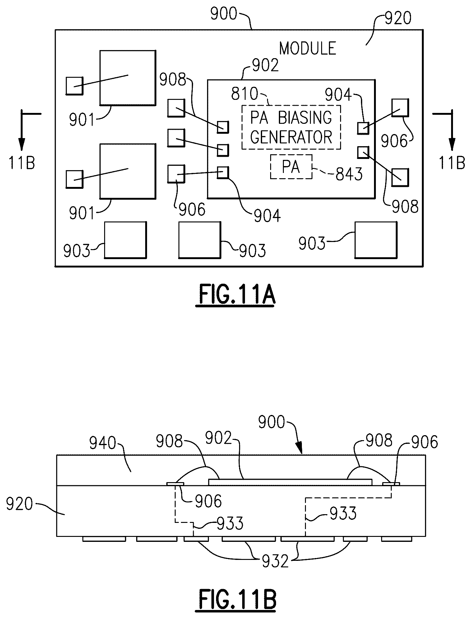 Patent US12316286 Figure 14 – Biasing of cascode power amplifiers for multiple power supply domains