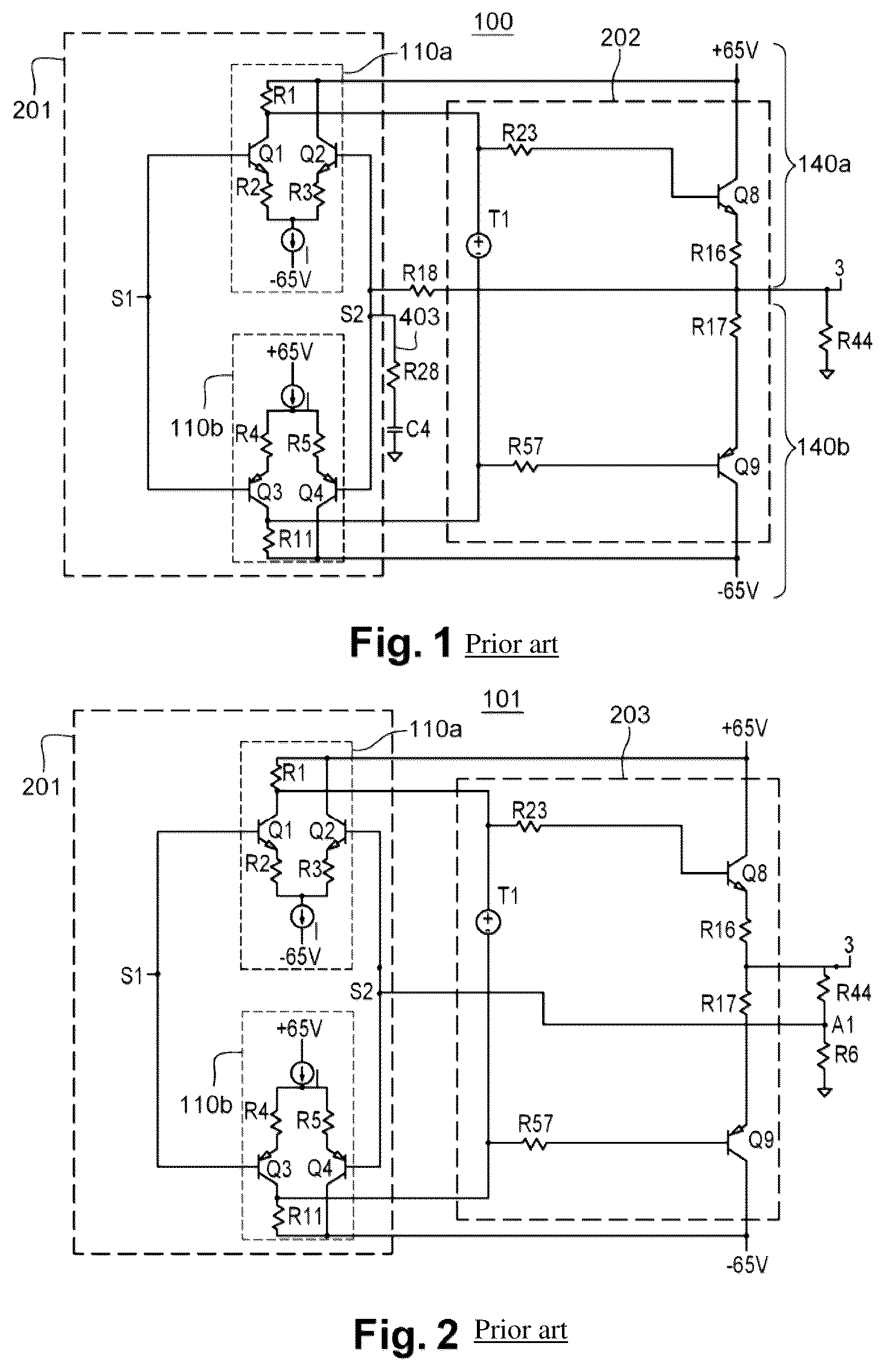 Patent US12316287 Figure 1 – High-performance audio amplifier