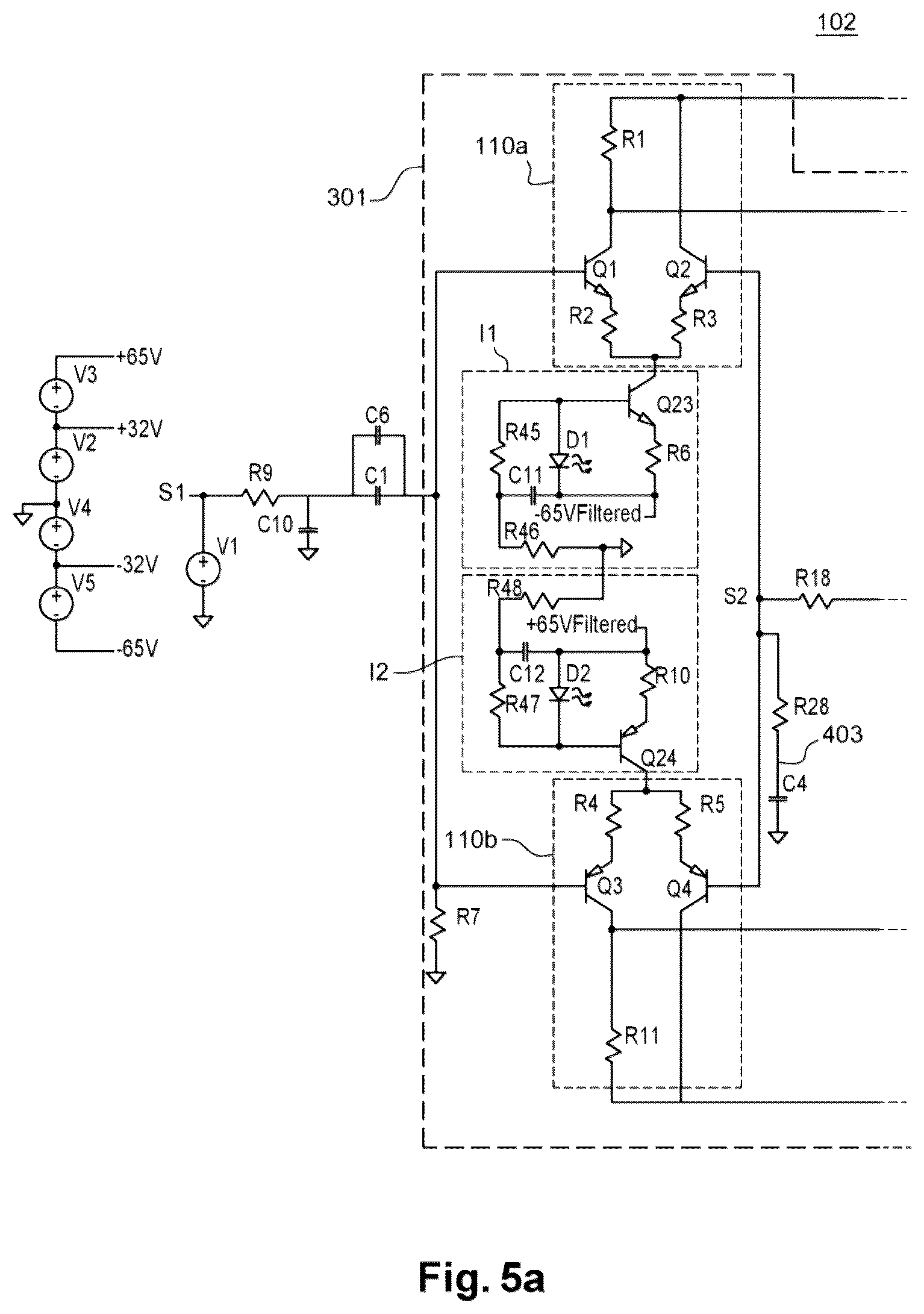 Patent US12316287 Figure 3 – High-performance audio amplifier
