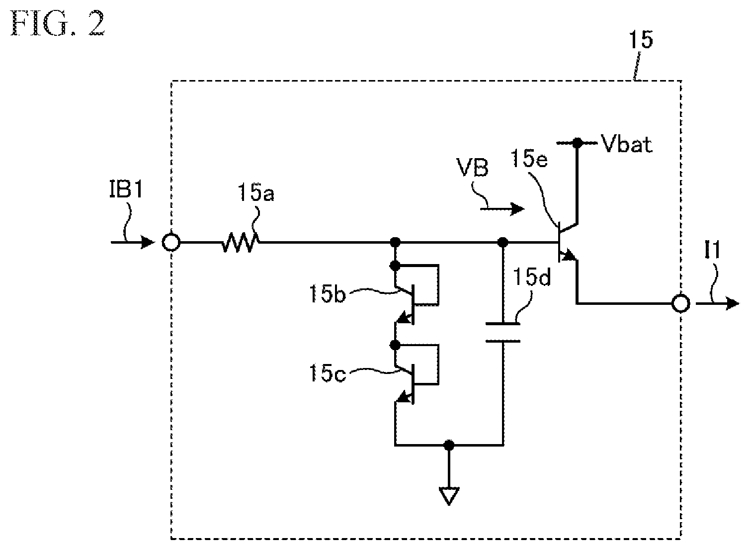 Patent US12316289 Figure 2 – Power amplifying circuit