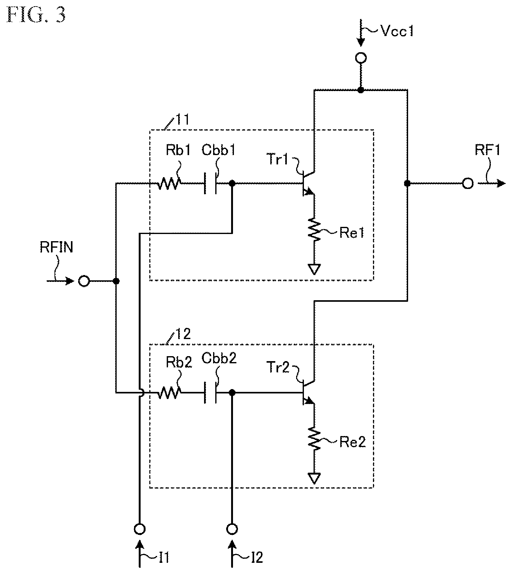 Patent US12316289 Figure 3 – Power amplifying circuit