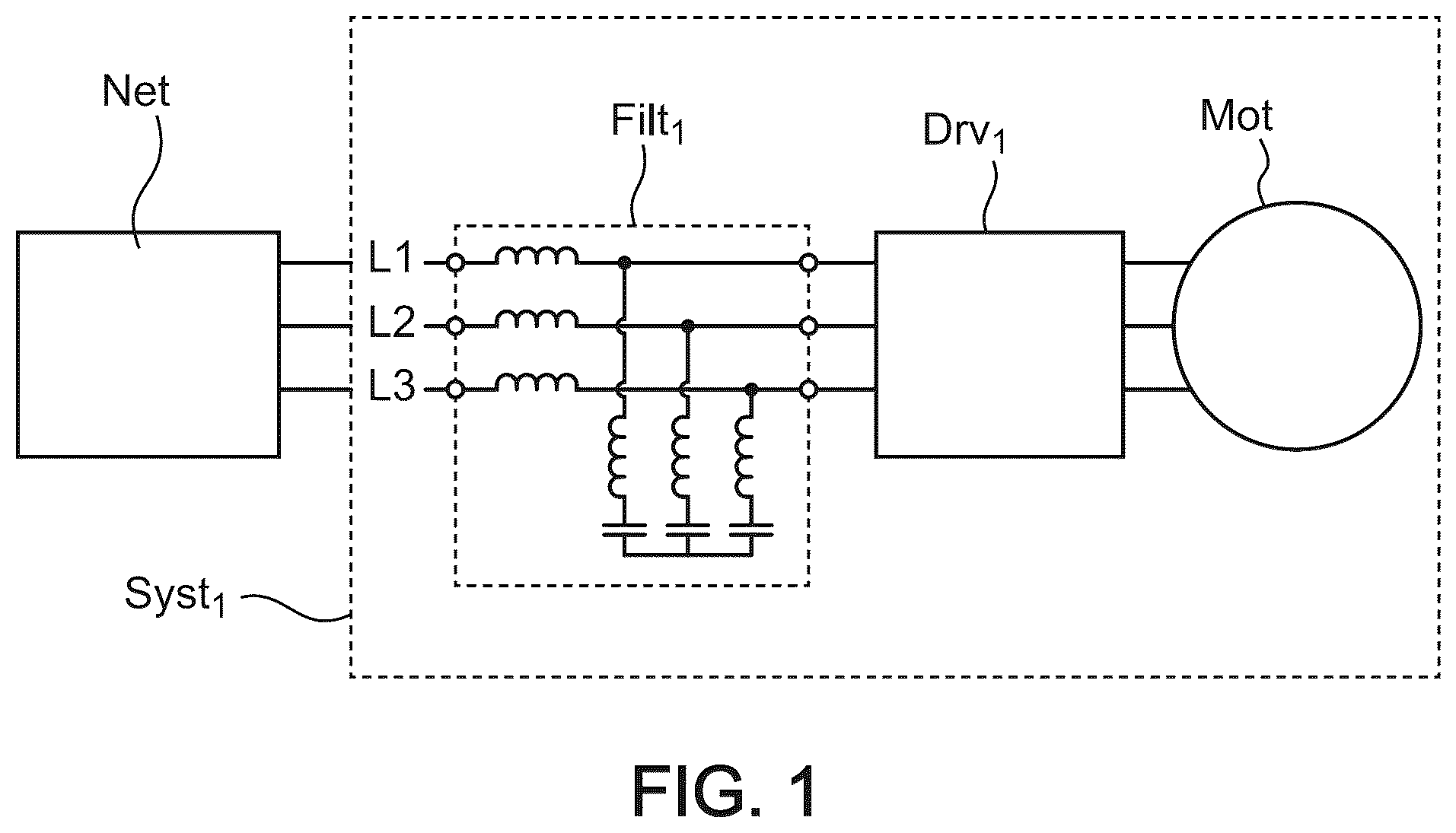 Patent US12316294 Figure 1 – Harmonic filter with multi-frequency filtering capabilities