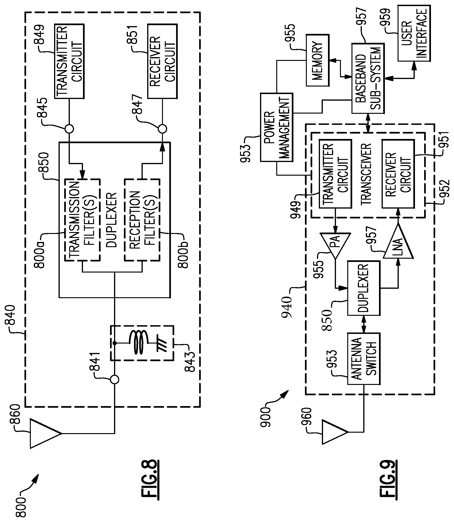 Patent US12316297 Figure 9 – Interdigital transducer electrode for acoustic wave device with improved response