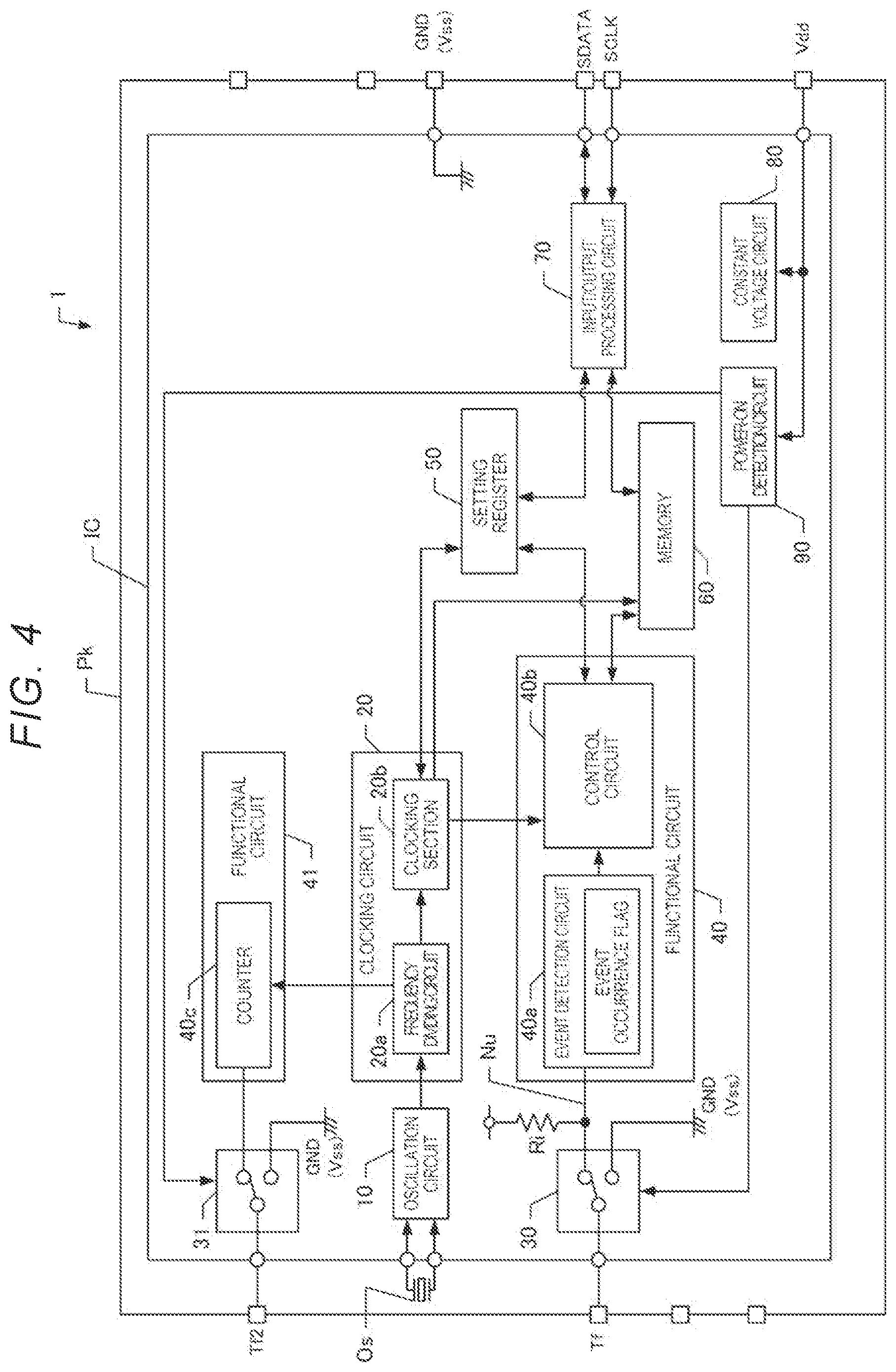 Patent US12316300 Figure 3 – Real-time clock device