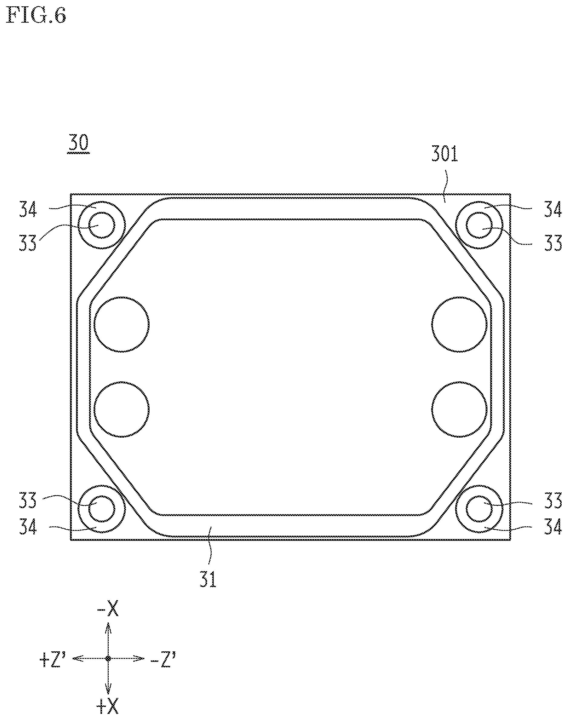 Patent US12316301 Figure 6 – Piezoelectric resonator plate and piezoelectric resonator device