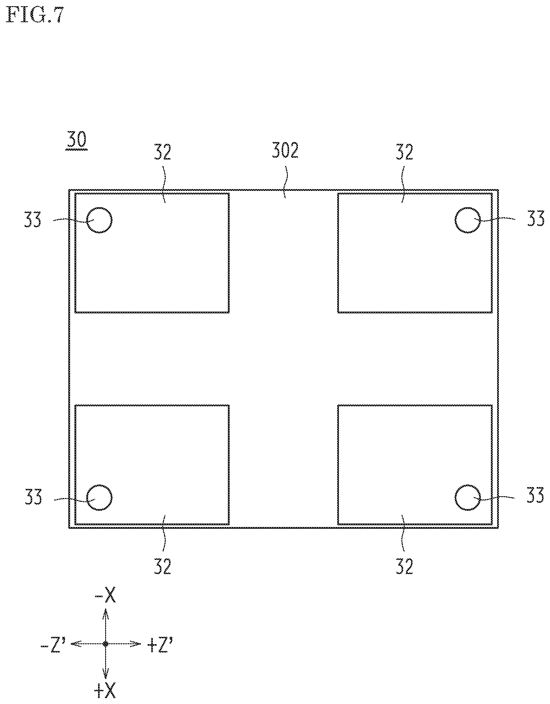 Patent US12316301 Figure 7 – Piezoelectric resonator plate and piezoelectric resonator device