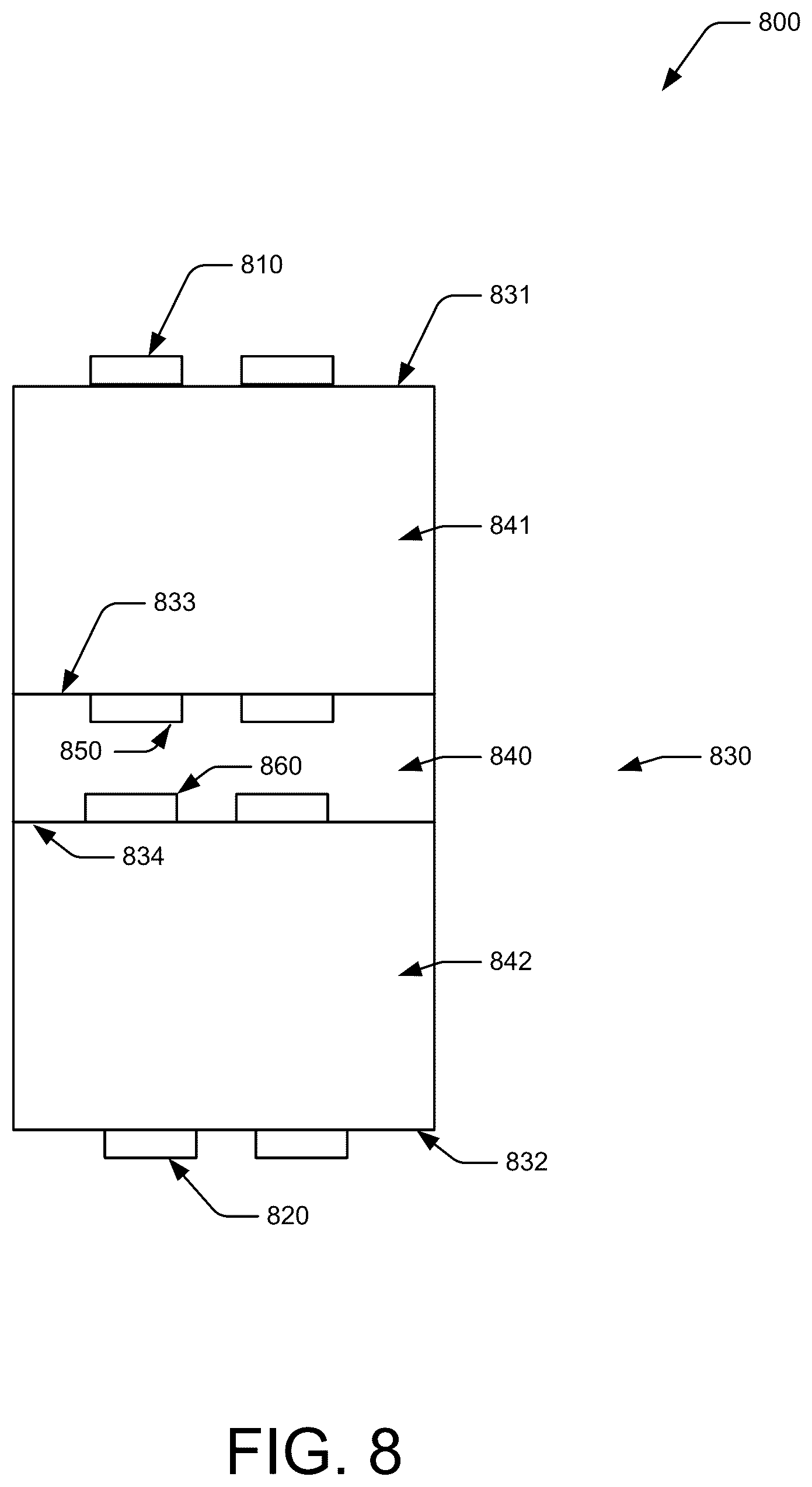 Patent US12316304 Figure 12 – Vertically coupled SAW resonators