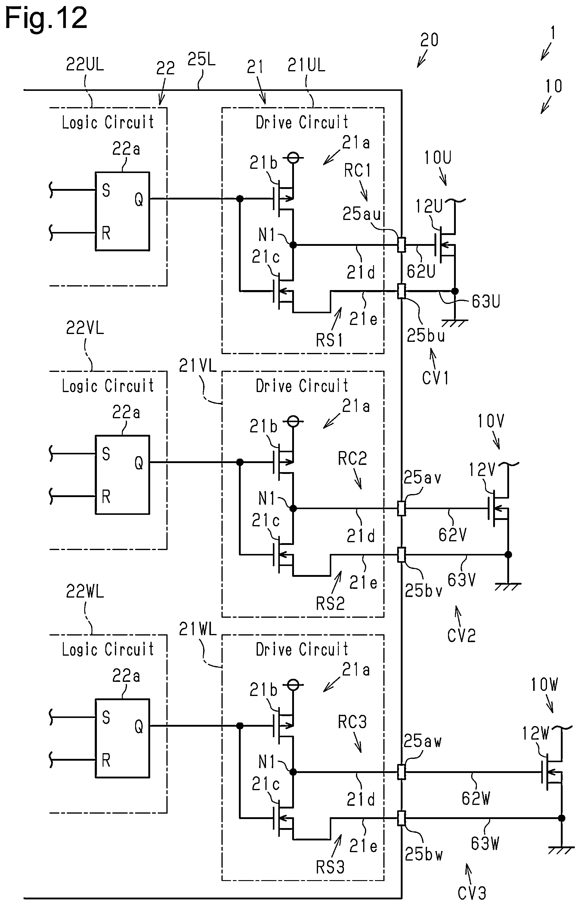 Patent US12316309 Figure 9 – Semiconductor device