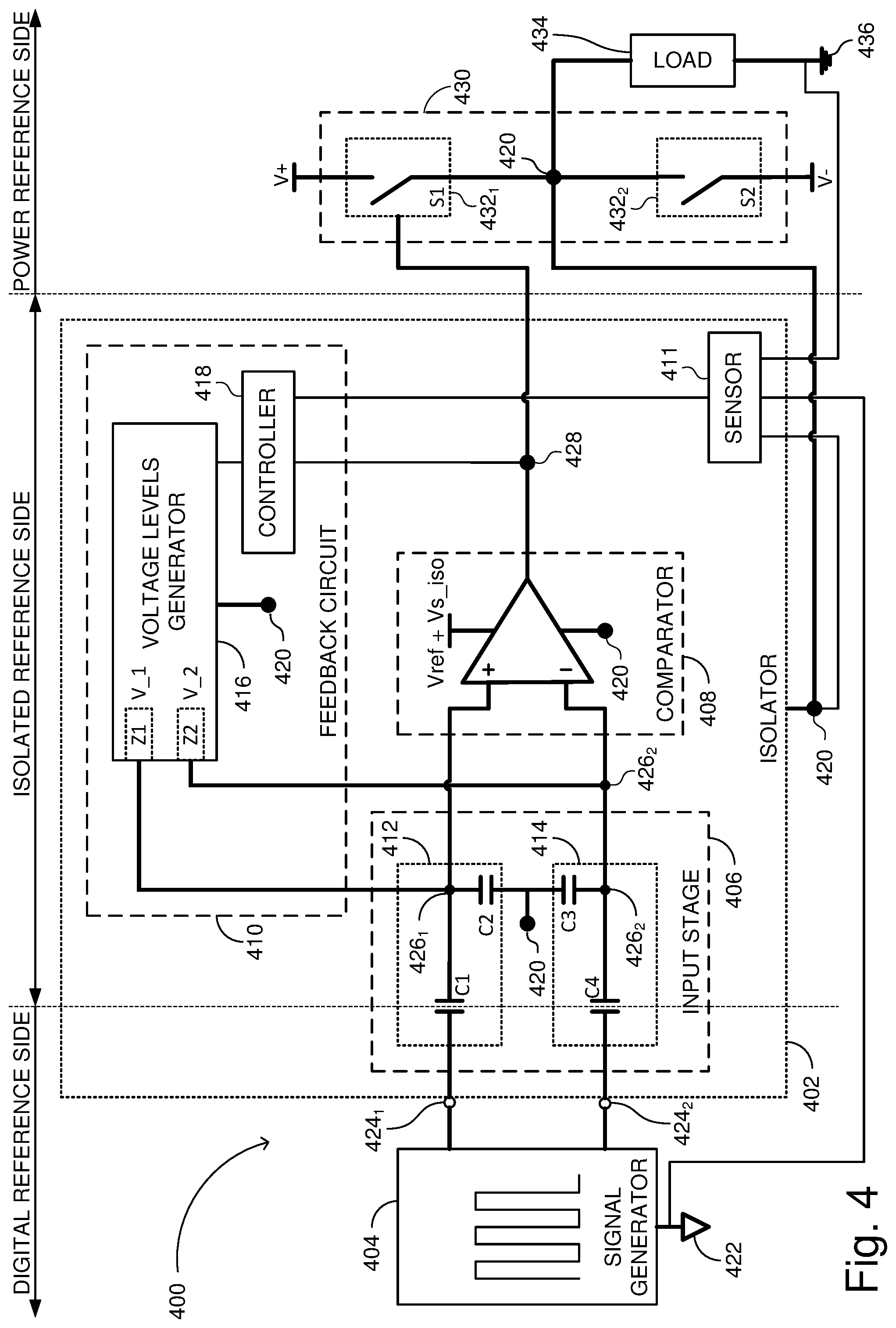 Patent US12316311 Figure 6 – Isolated gate driver