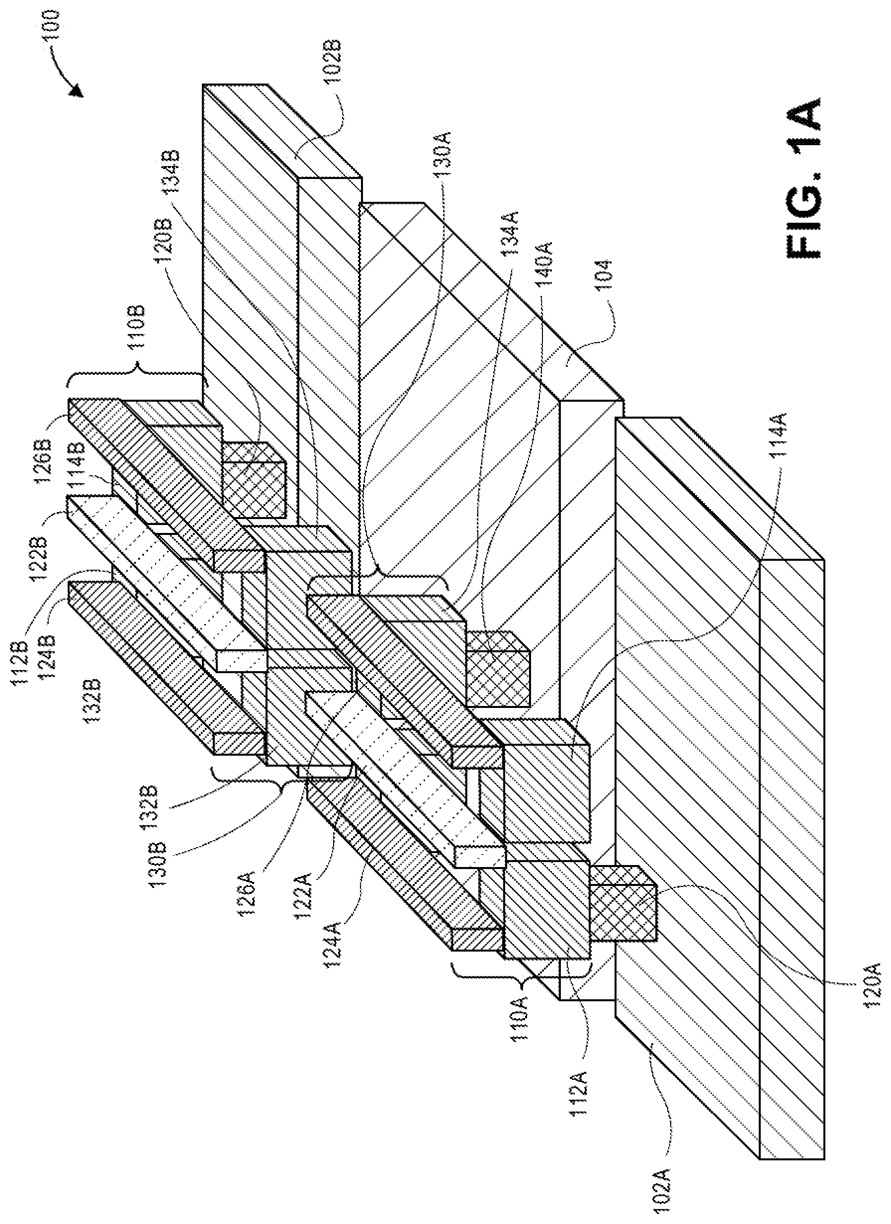 Patent US12316312 Figure 1 – Power gating for multiple backside voltage planes
