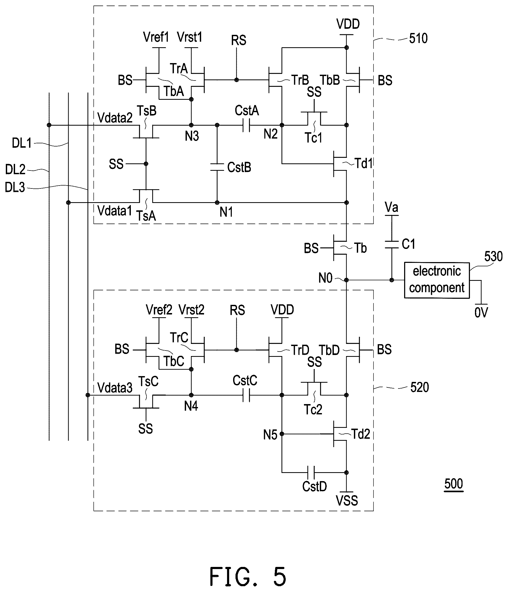 Patent US12316313 Figure 6 – Electronic device
