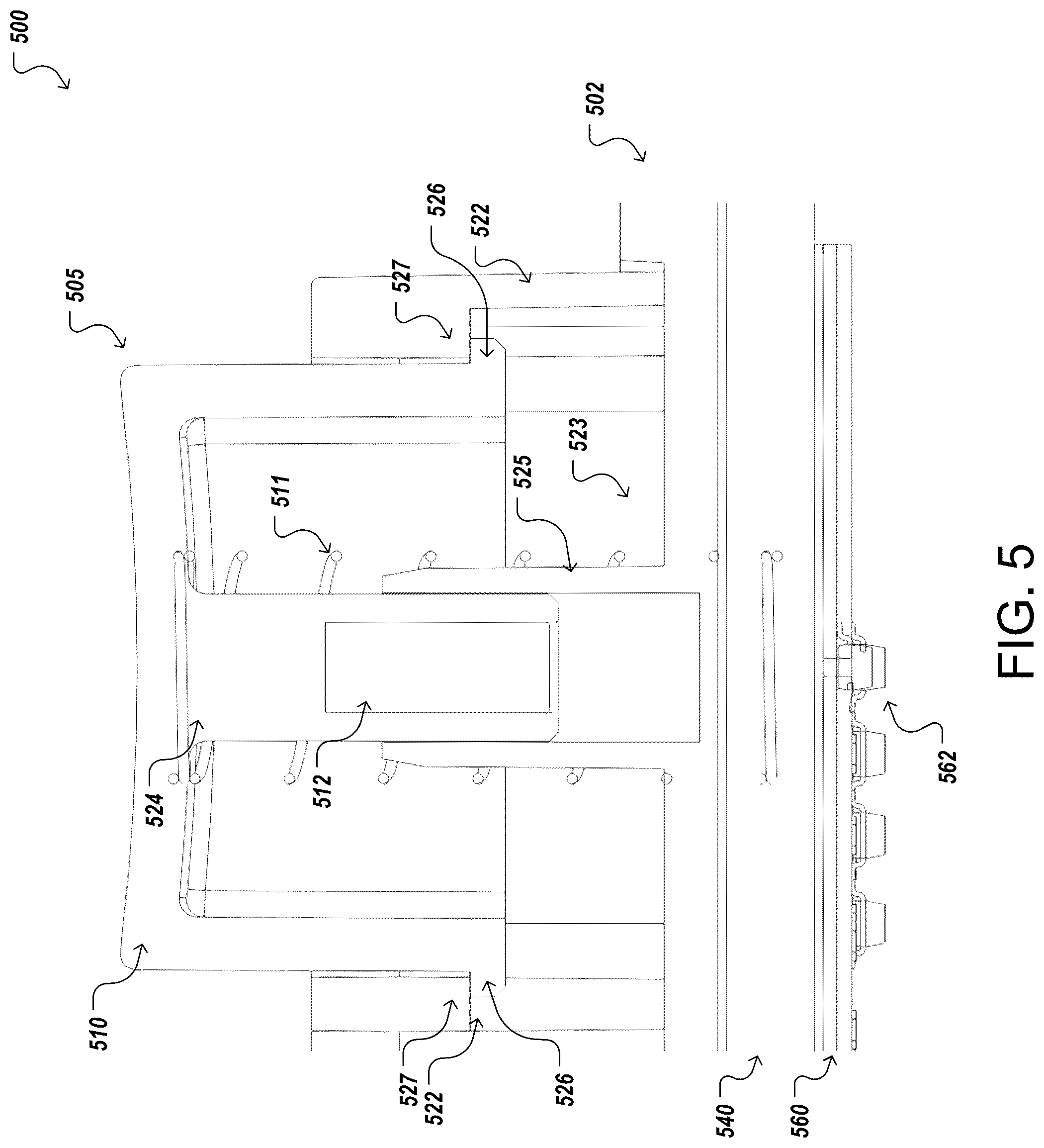 Patent US12316314 Figure 5 – Hall effect keyboard