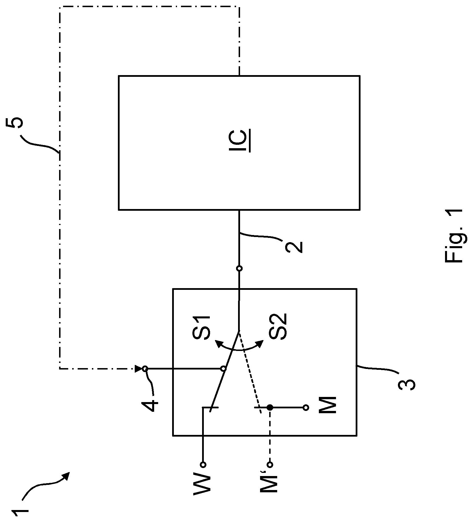 Patent US12316321 — Circuit assembly and method for controlling the operating state of a circuit — Figure 1