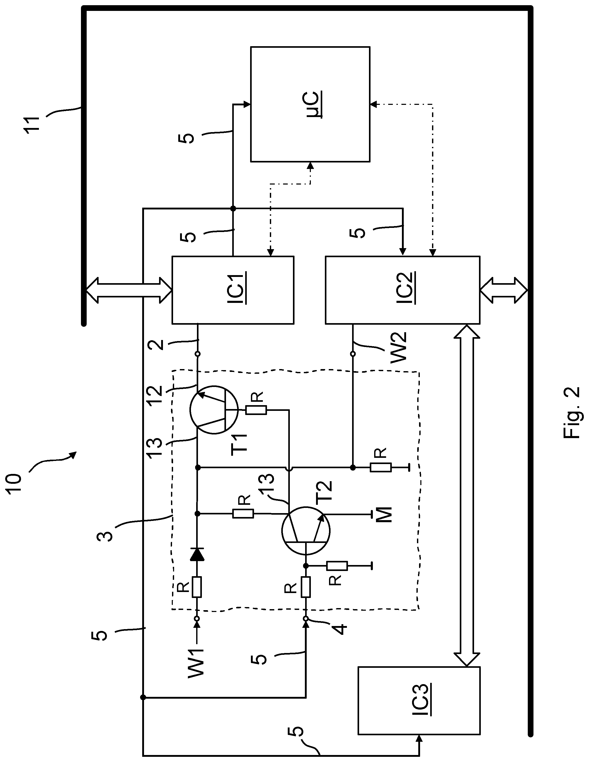 Patent US12316321 Figure 2 – Circuit assembly and method for controlling the operating state of a circuit