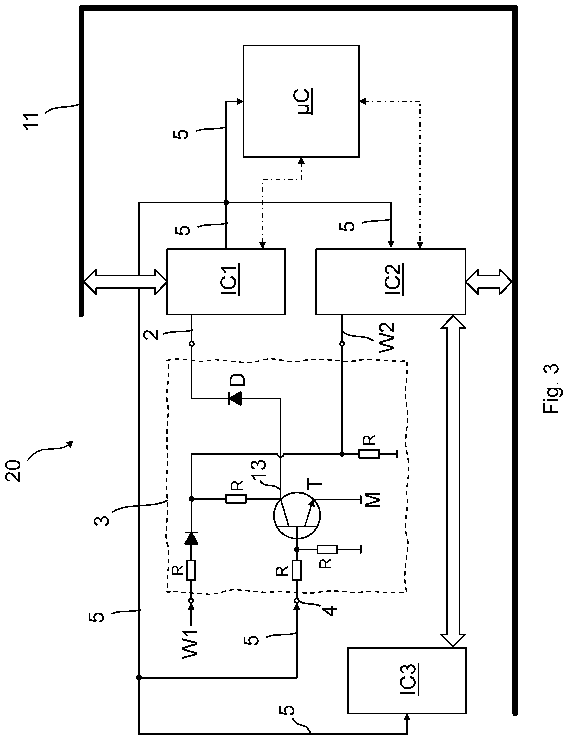 Patent US12316321 Figure 3 – Circuit assembly and method for controlling the operating state of a circuit