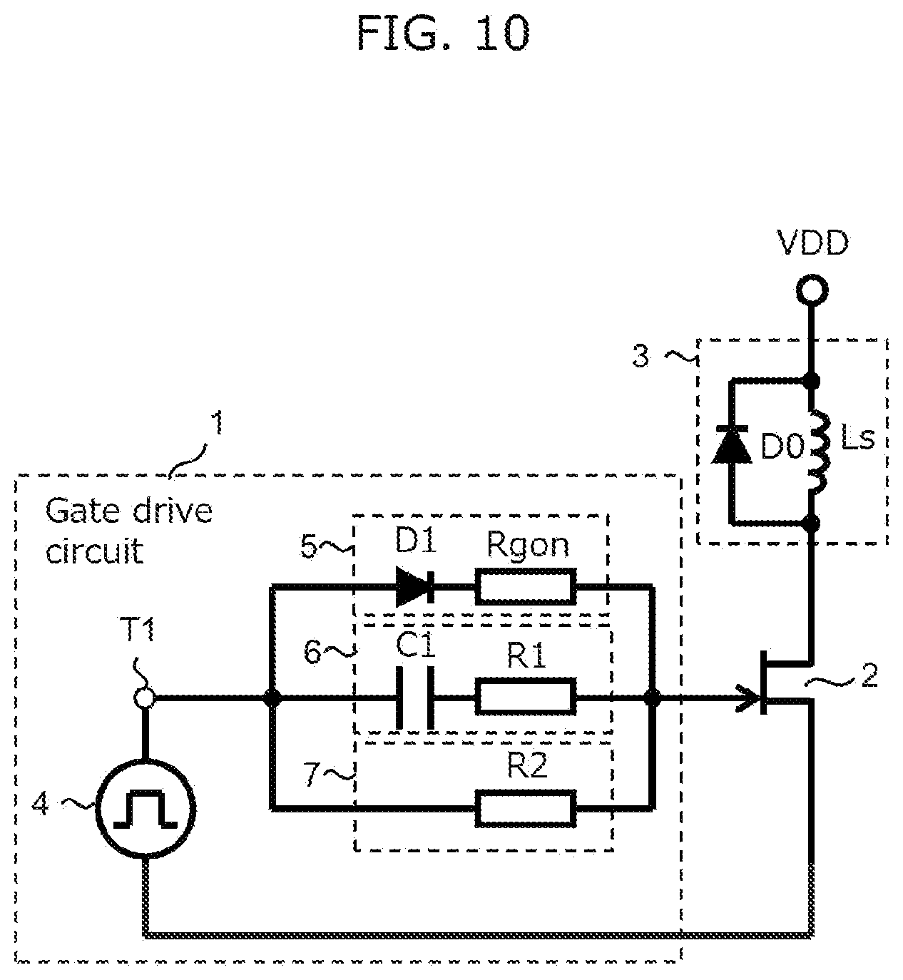 Patent US12316322 Figure 12 – Gate drive circuit, and semiconductor breaker