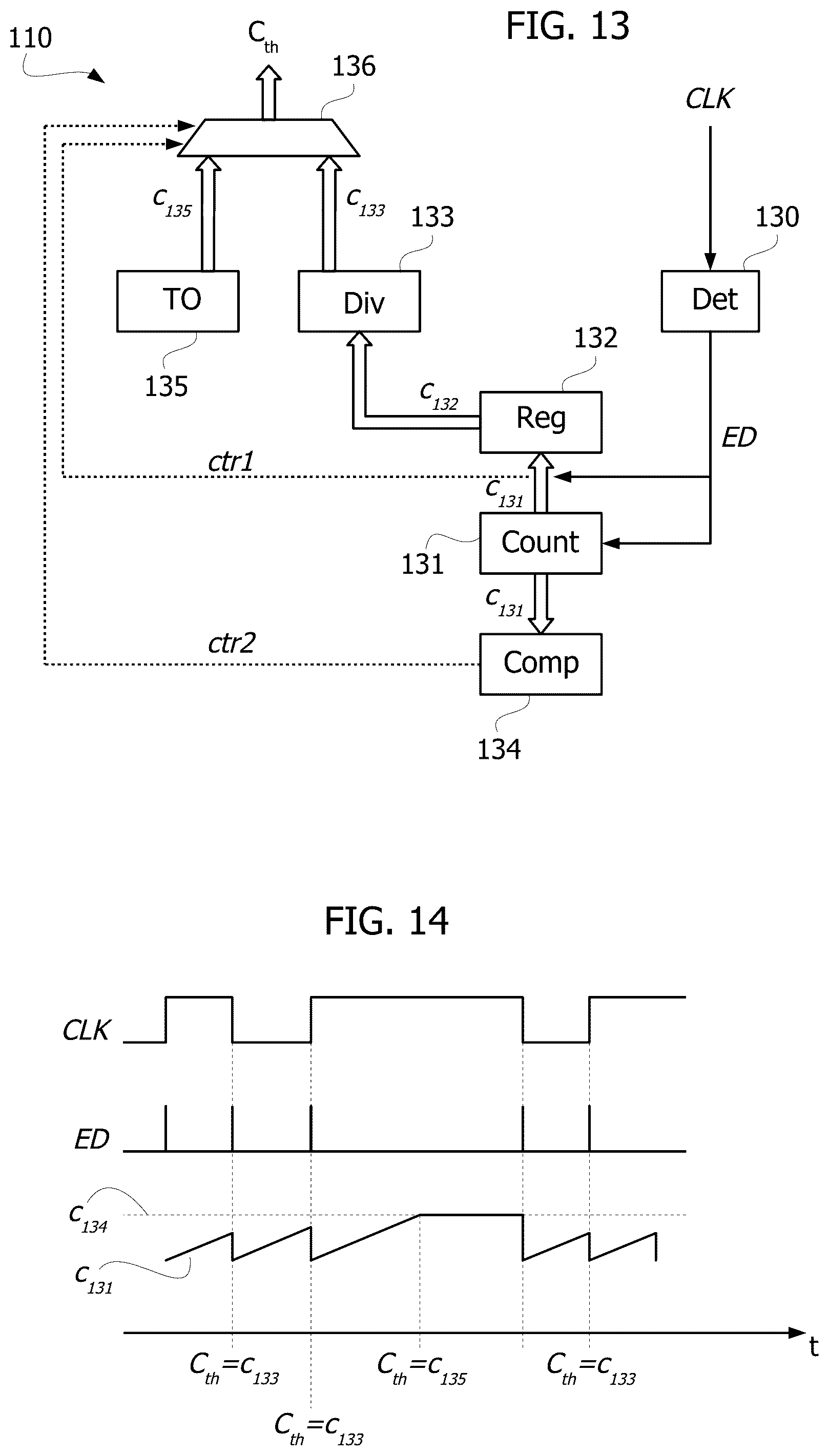 Patent US12316325 Figure 8 – Circuits and methods for debouncing signals produced by a rotary encoder