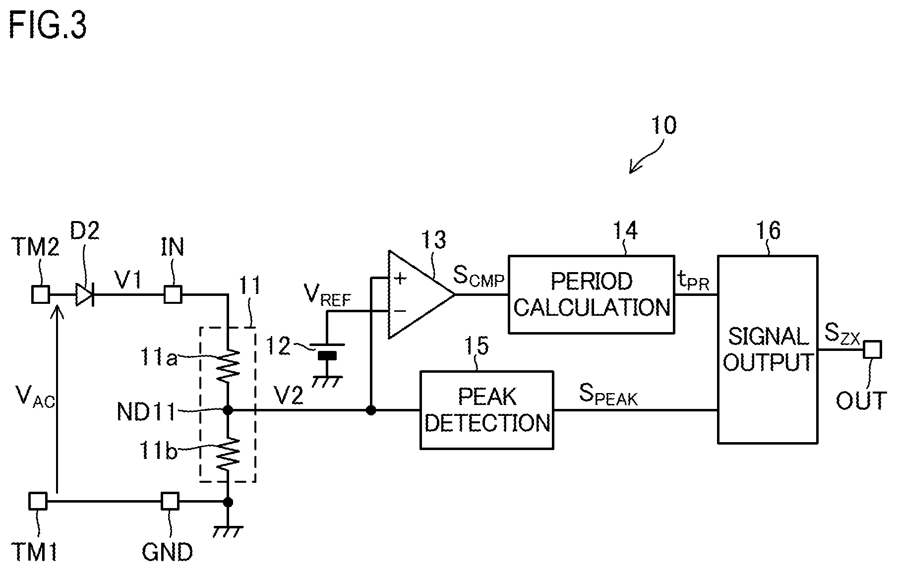 Patent US12316329 Figure 2 – Zero-cross detection device and load driving system