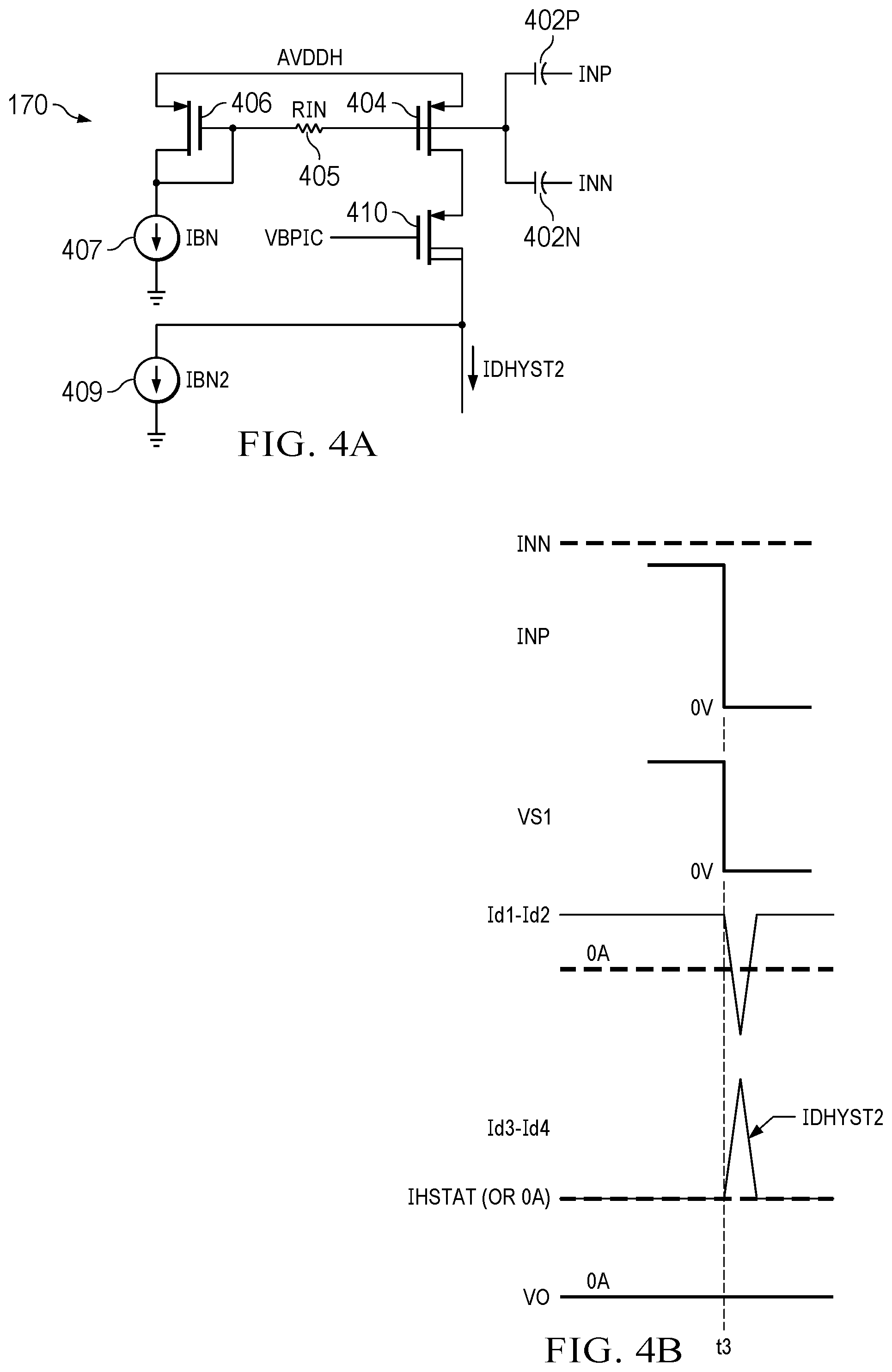 Patent US12316330 Figure 7 – Comparator circuit with dynamic hysteresis