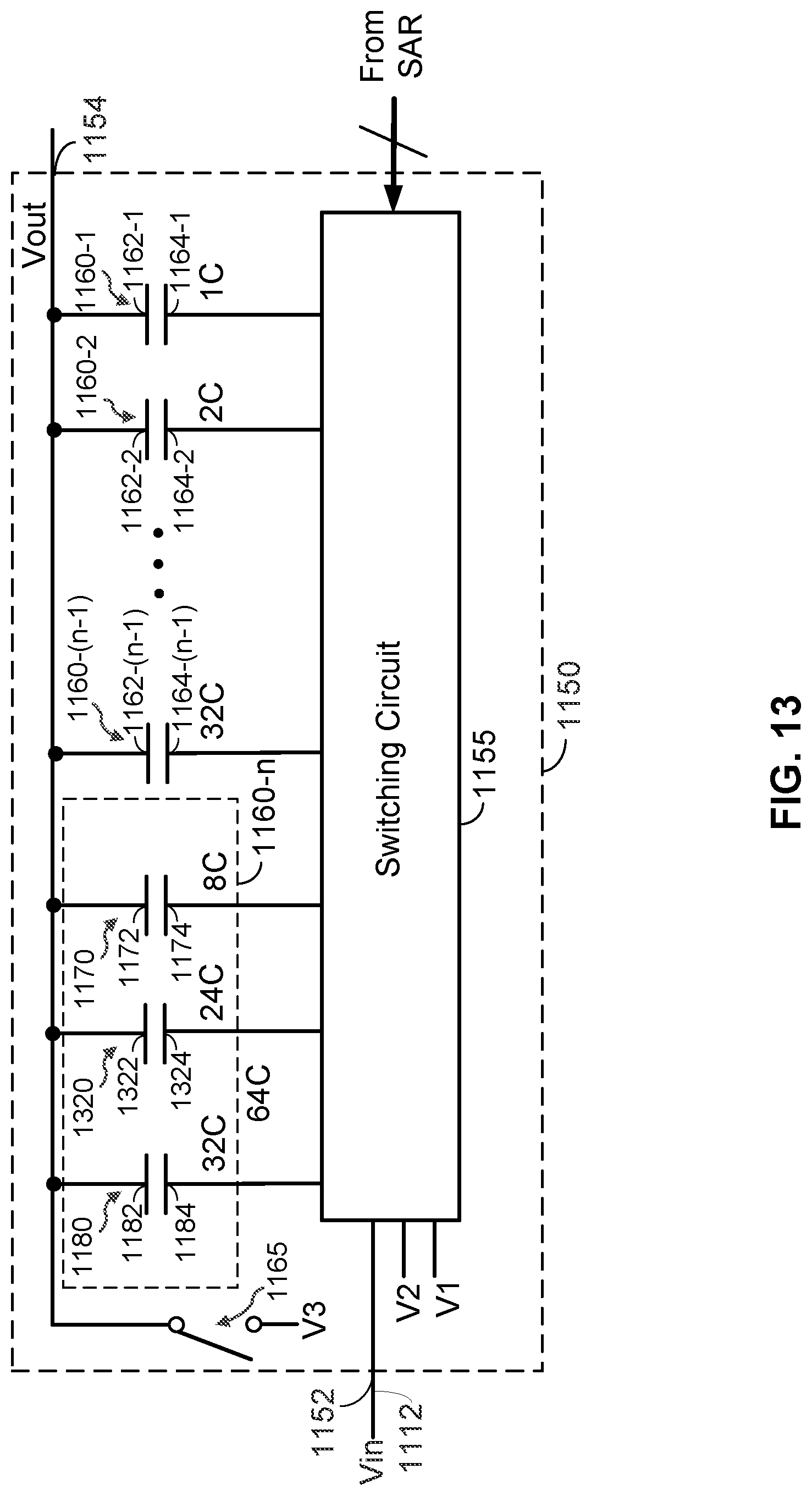 Patent US12316339 Figure 11 – Input-adaptive analog-to-digital conversion