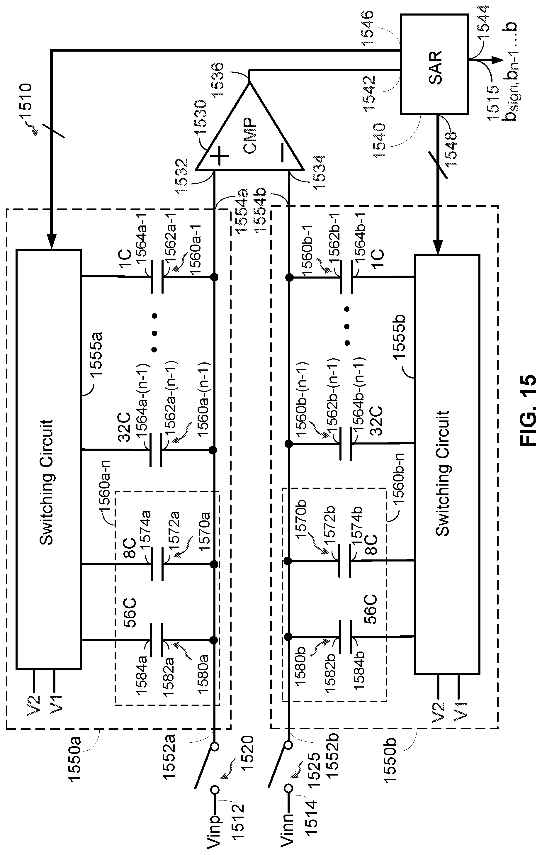 Patent US12316339 Figure 13 – Input-adaptive analog-to-digital conversion