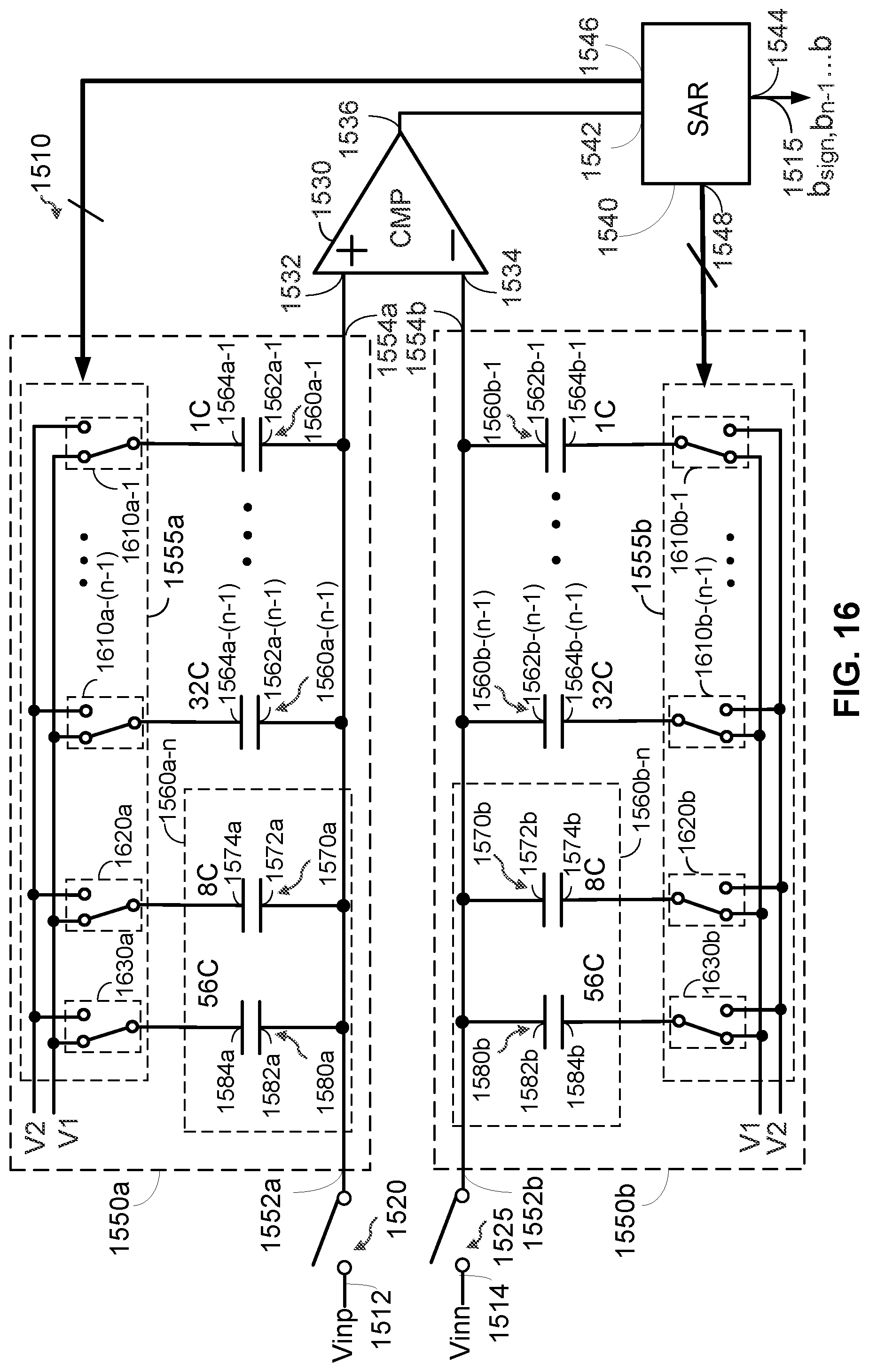 Patent US12316339 Figure 14 – Input-adaptive analog-to-digital conversion