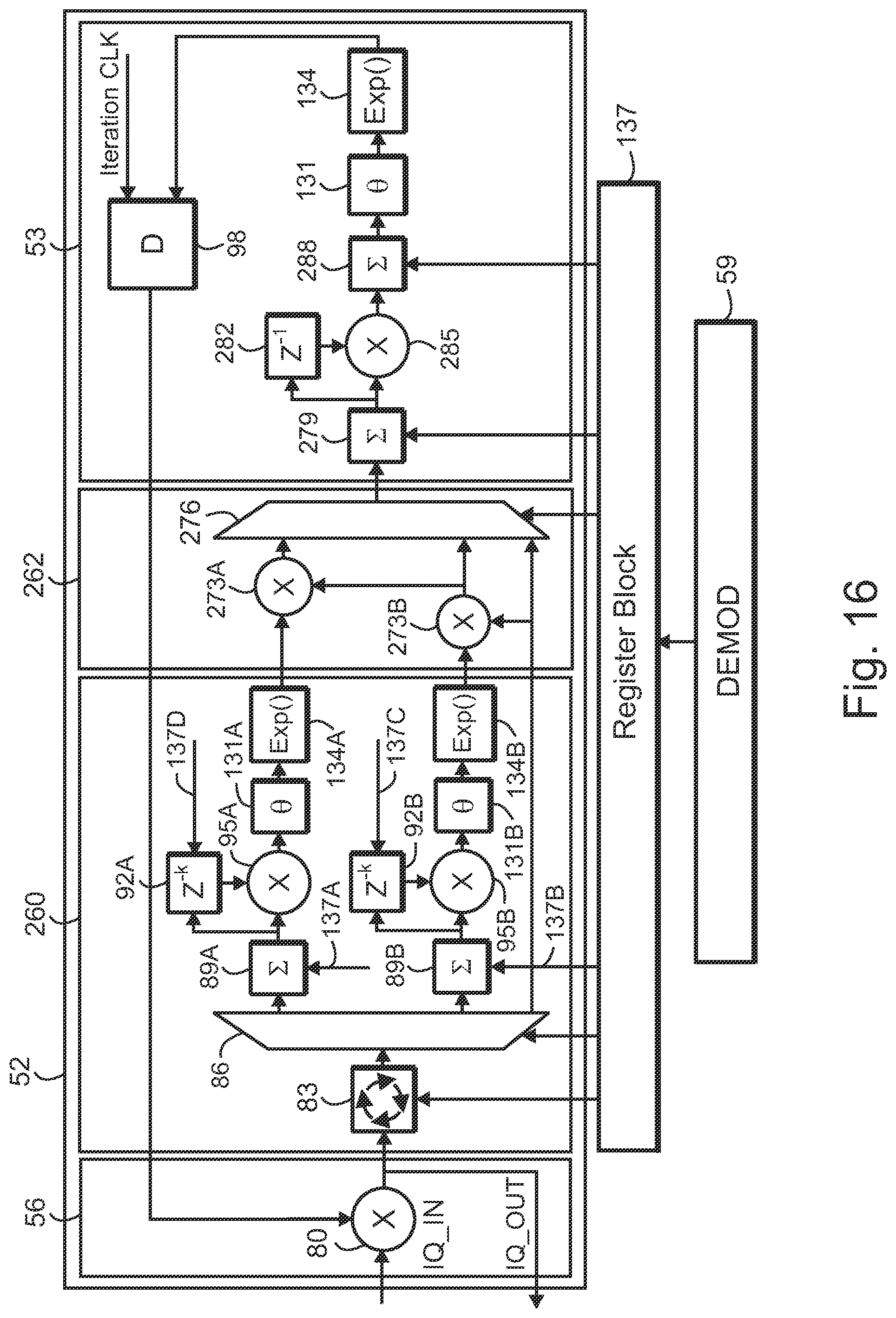 Patent US12316363 Figure 14 – Apparatus for receiver with carrier frequency offset correction using frequency information and associated methods