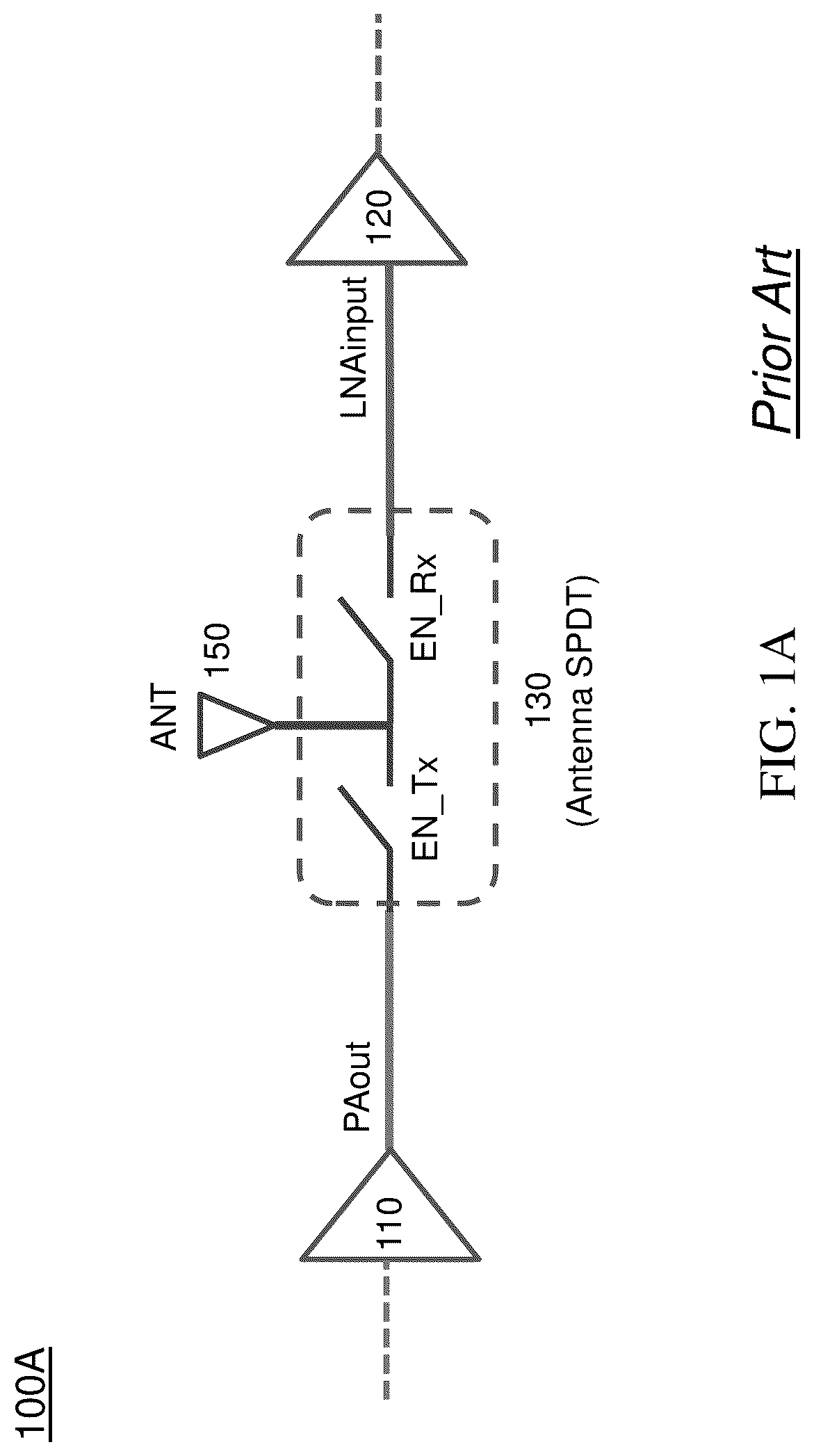 Patent US12316368 Figure 1 – Hybrid coupler based T/R switch