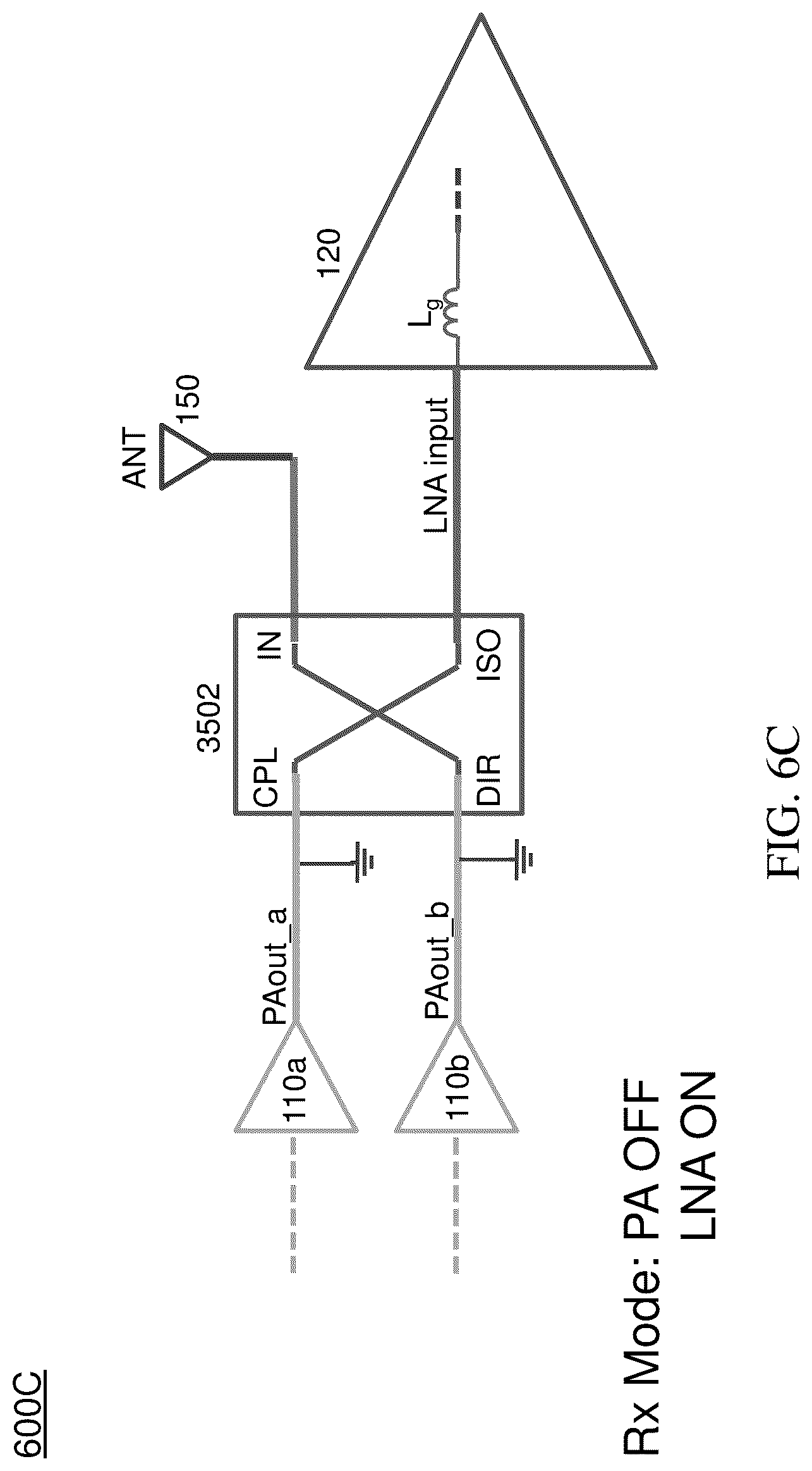 Patent US12316368 Figure 14 – Hybrid coupler based T/R switch