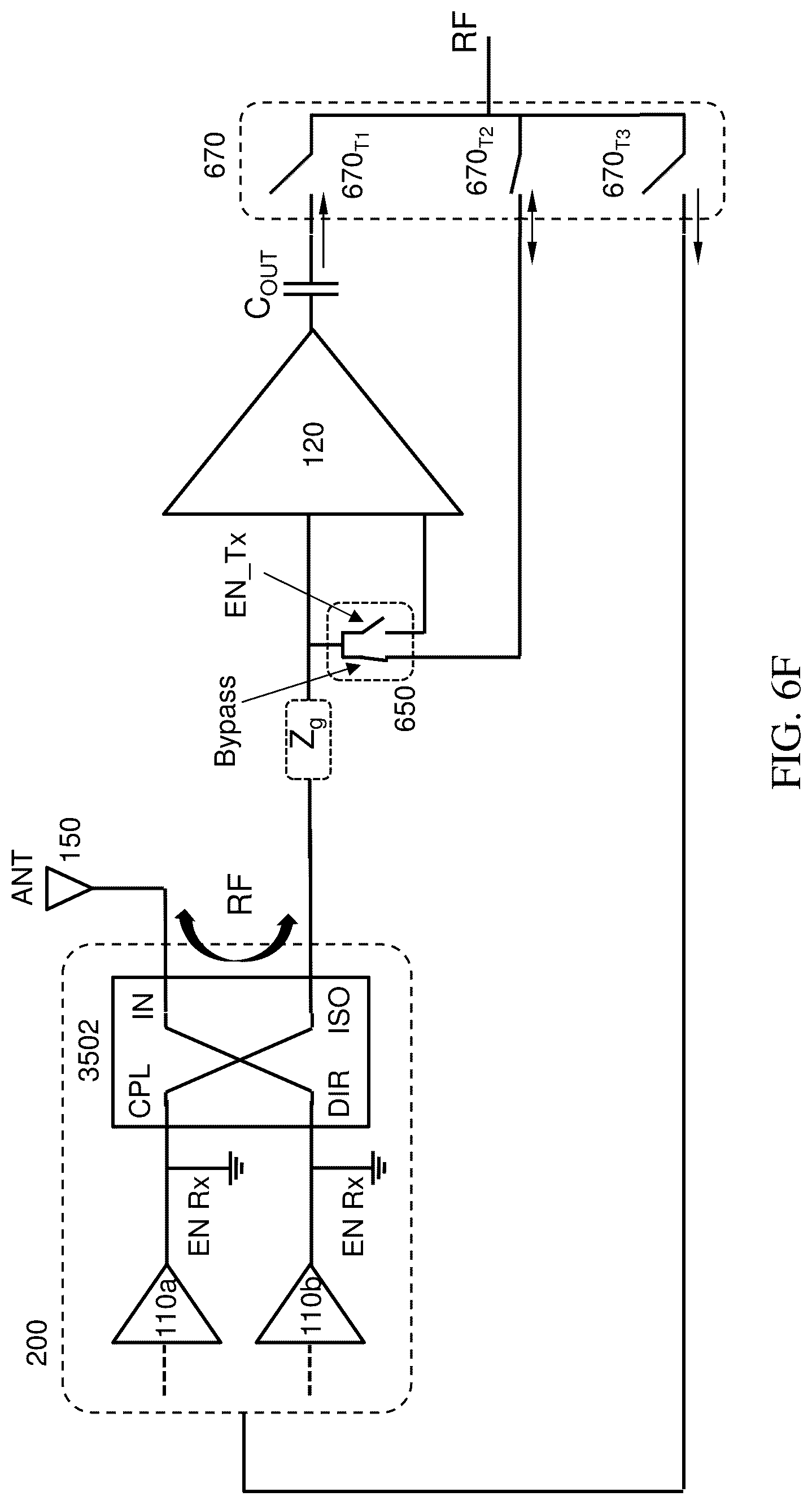 Patent US12316368 Figure 17 – Hybrid coupler based T/R switch