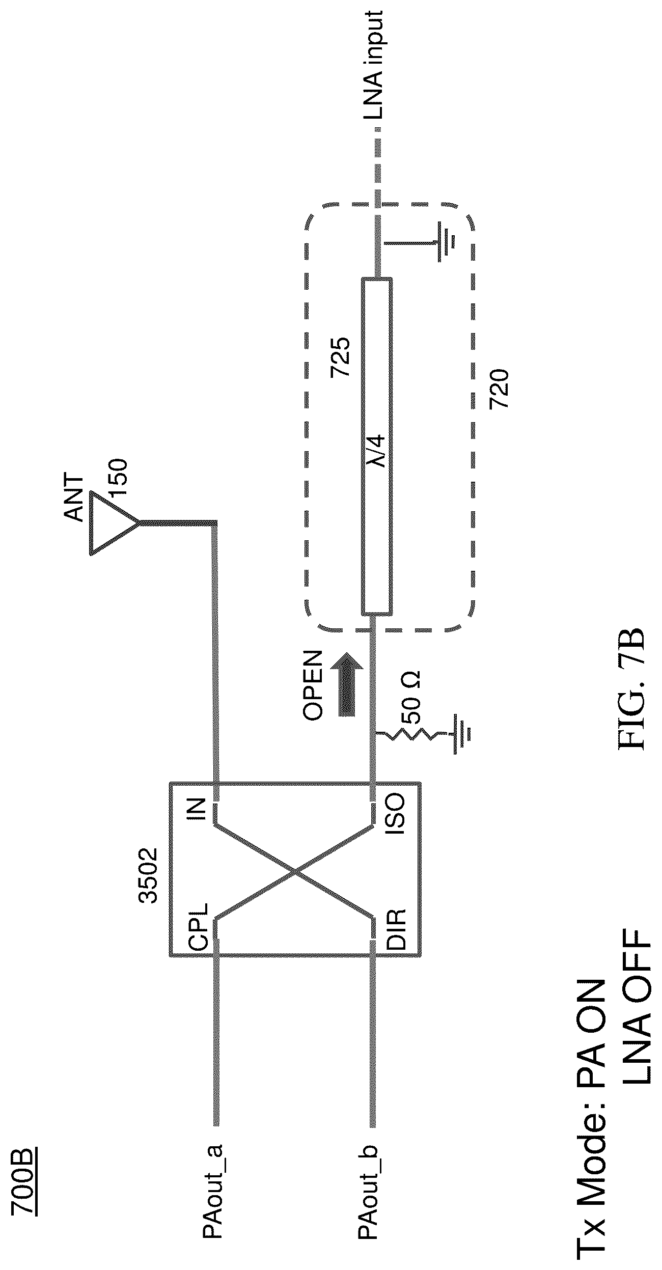 Patent US12316368 Figure 19 – Hybrid coupler based T/R switch