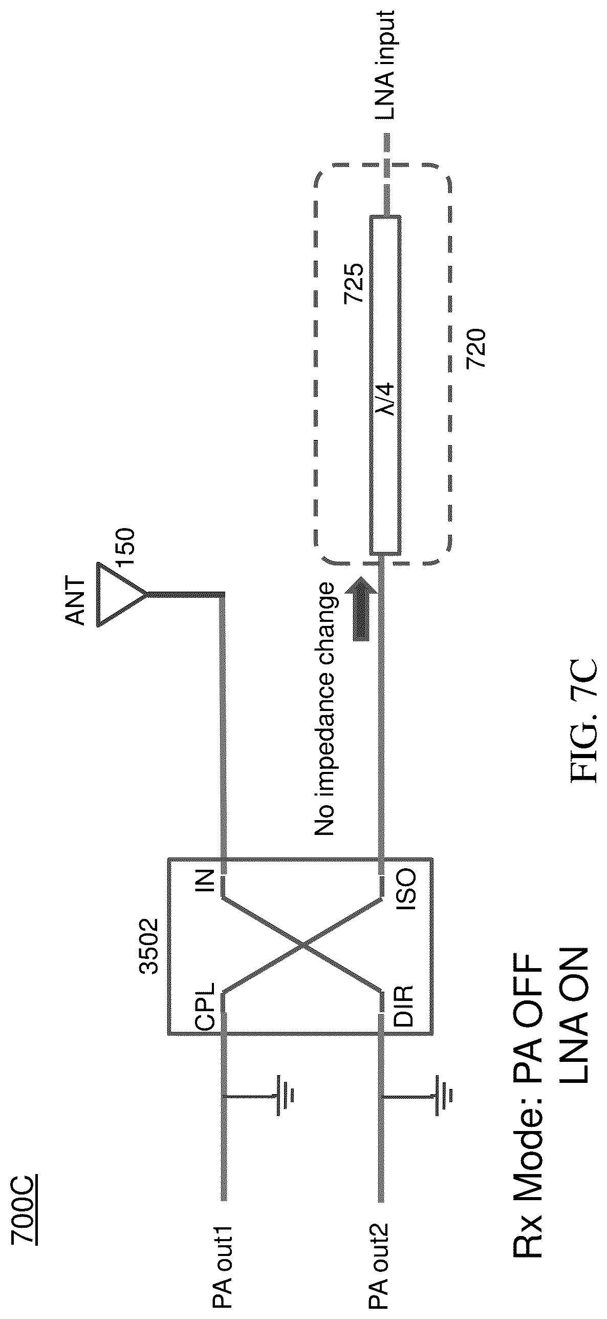 Patent US12316368 Figure 20 – Hybrid coupler based T/R switch