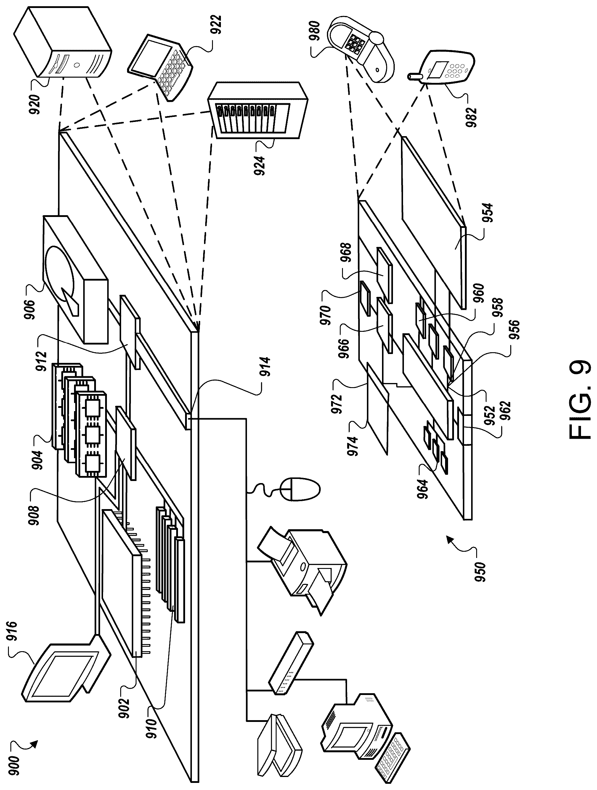 Patent US12316392 Figure 9 – Radio signal processing network model search
