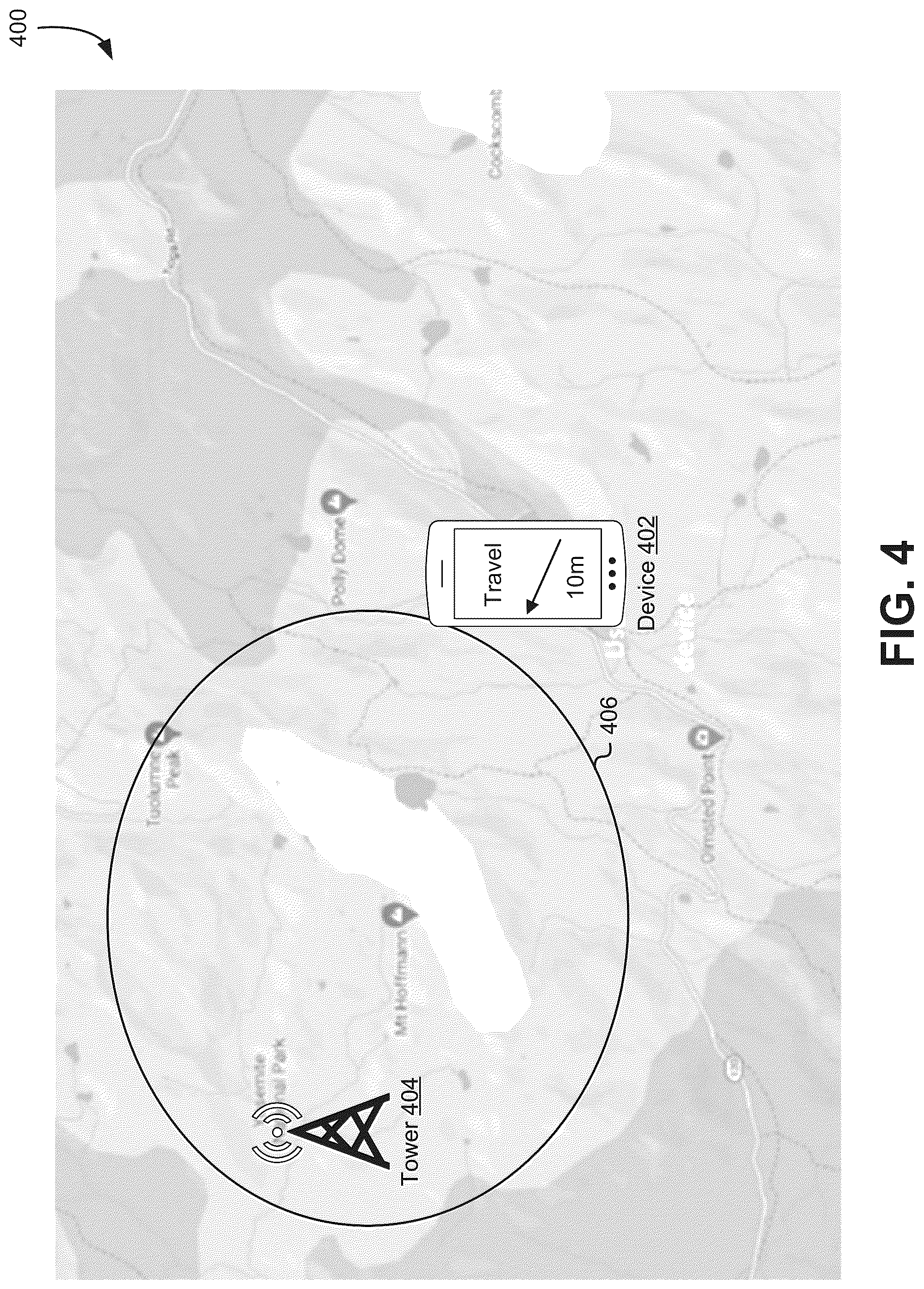 Patent US12316397 Figure 4 – Wireless signal strength indications