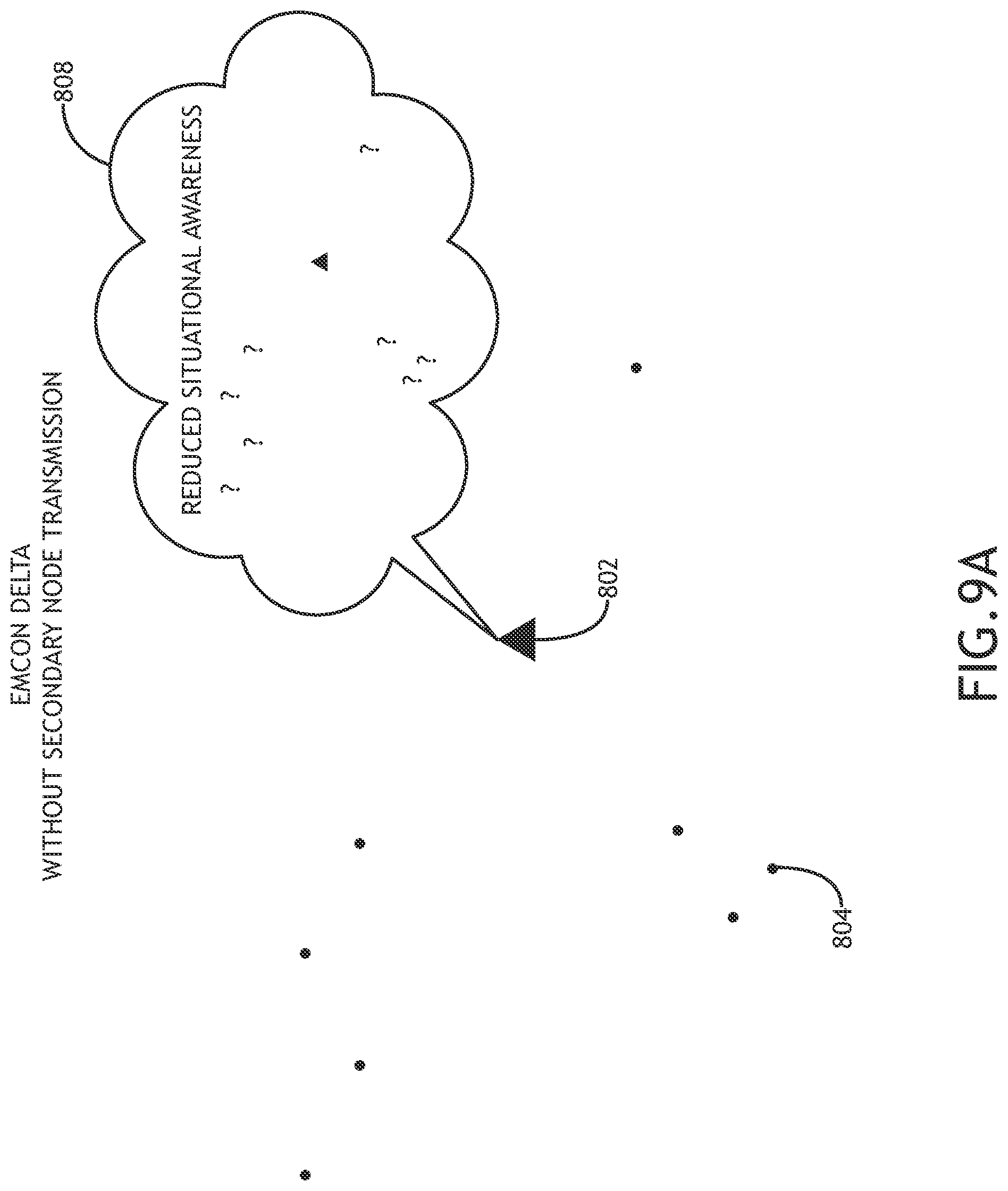 Patent US12316403 Figure 11 – Situational awareness (SA) in radio silence (spatial awareness)