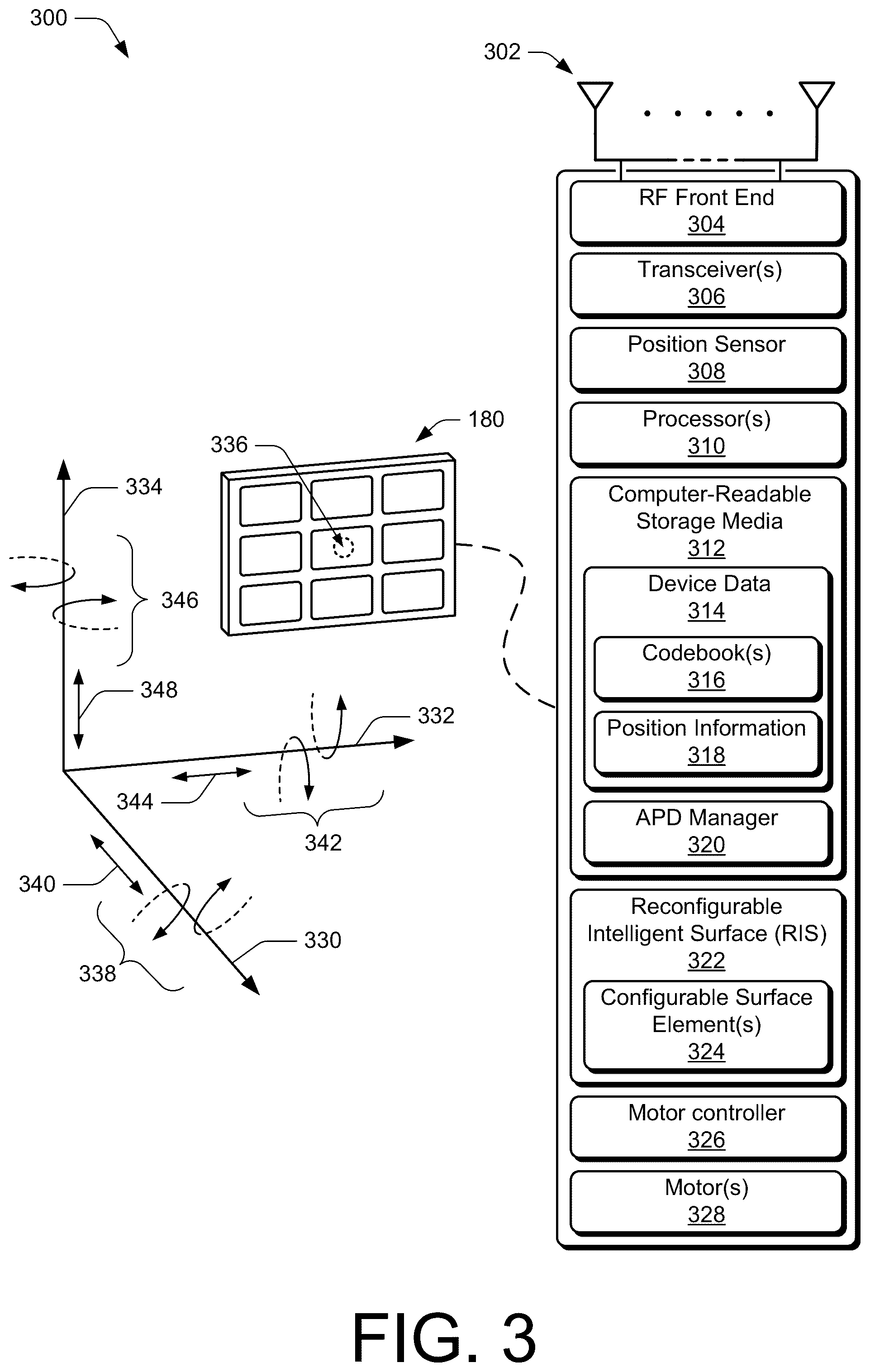 Patent US12316404 Figure 3 – Multi-adaptive phase-changing device communications