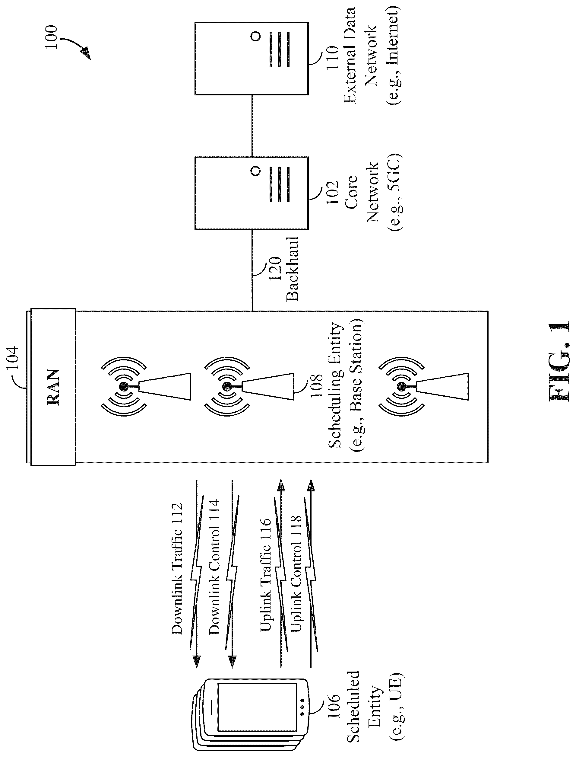Patent US12316420 Figure 1 – Beam restriction considerations in presence of a reconfigurable intelligent surface