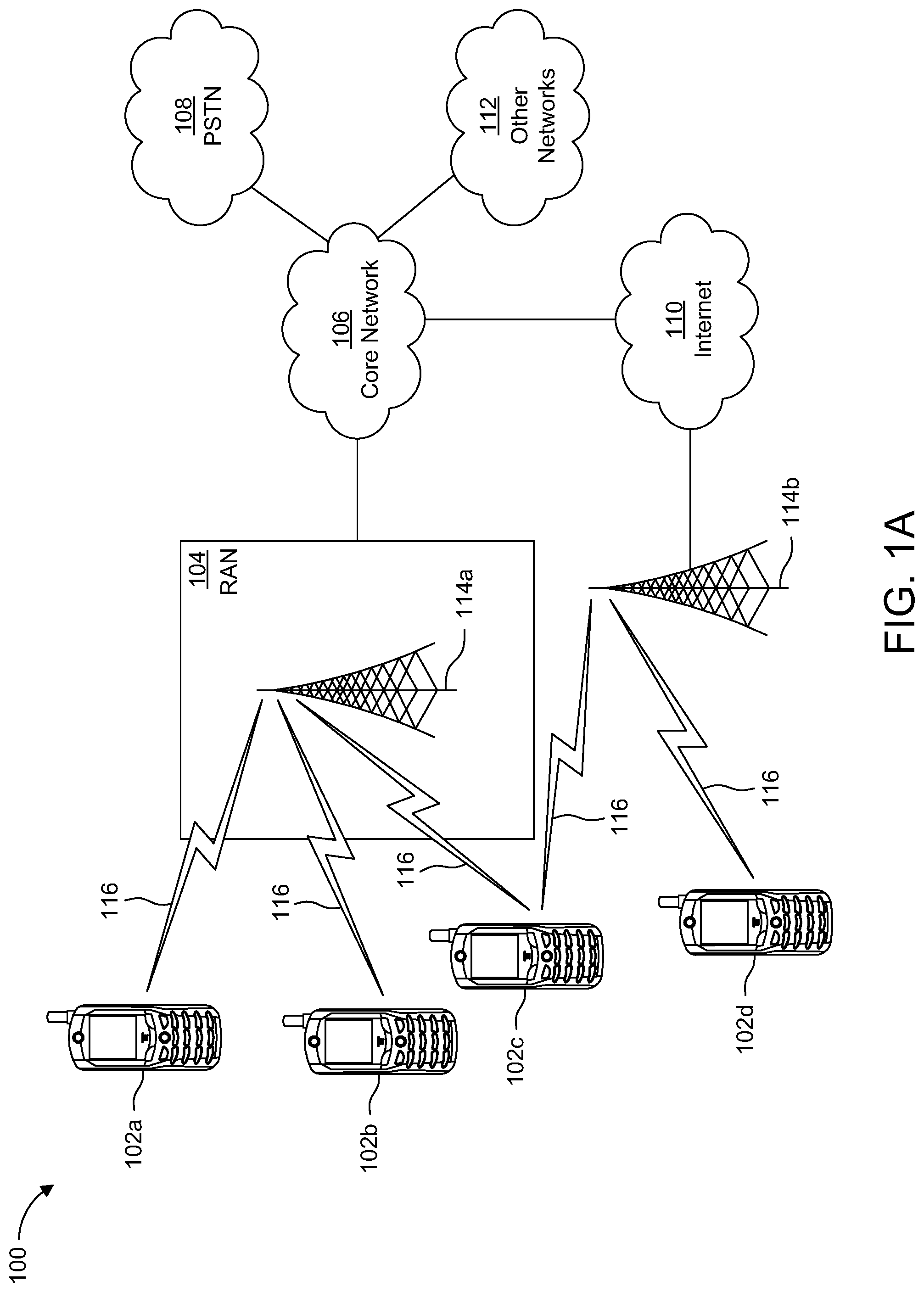 Patent US12316423 — Idle/inactive mode operations in highly directional UE-centric systems — Figure 1