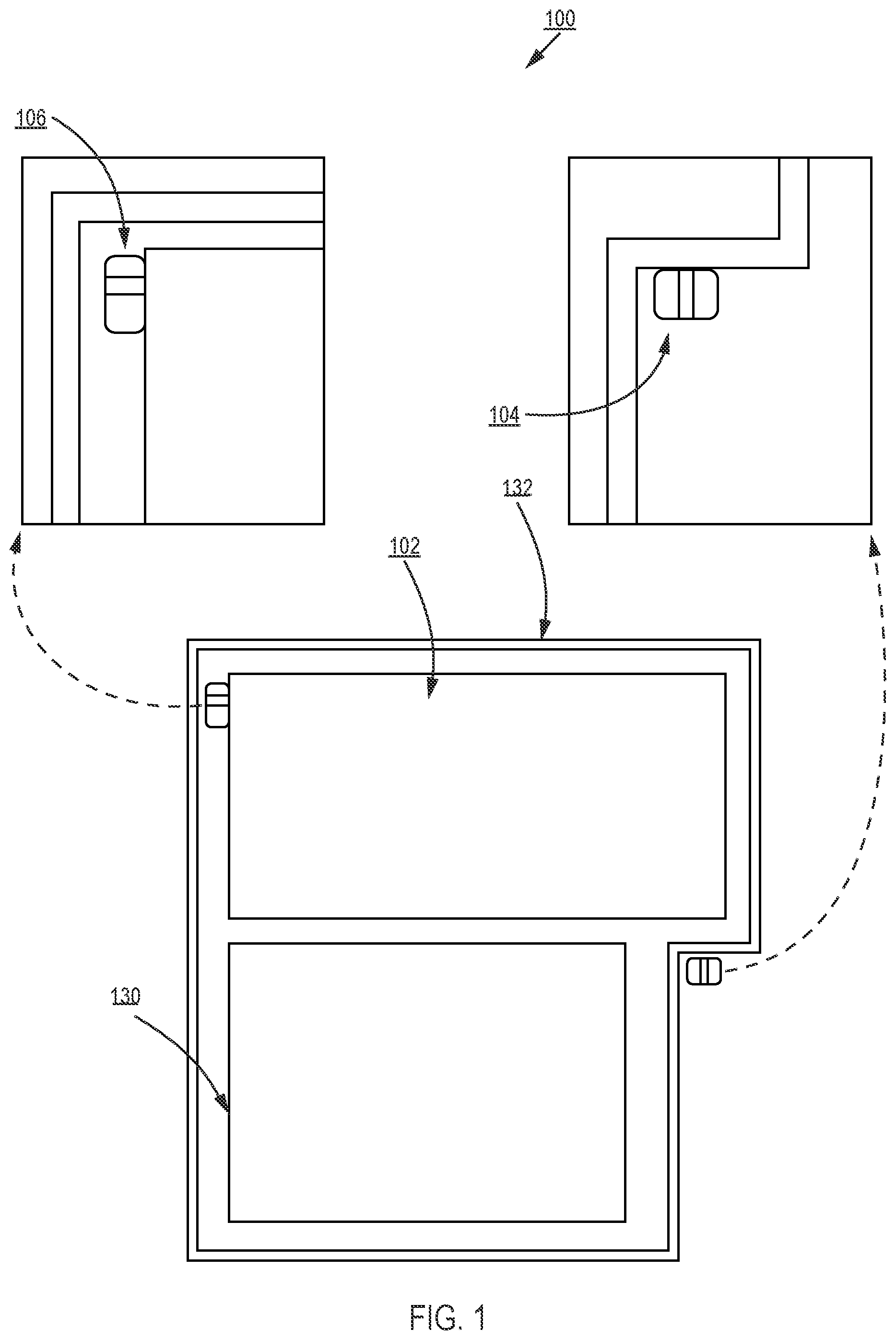 Patent US12316427 Figure 1 – Communication in a wireless battery management system for a battery pack structure