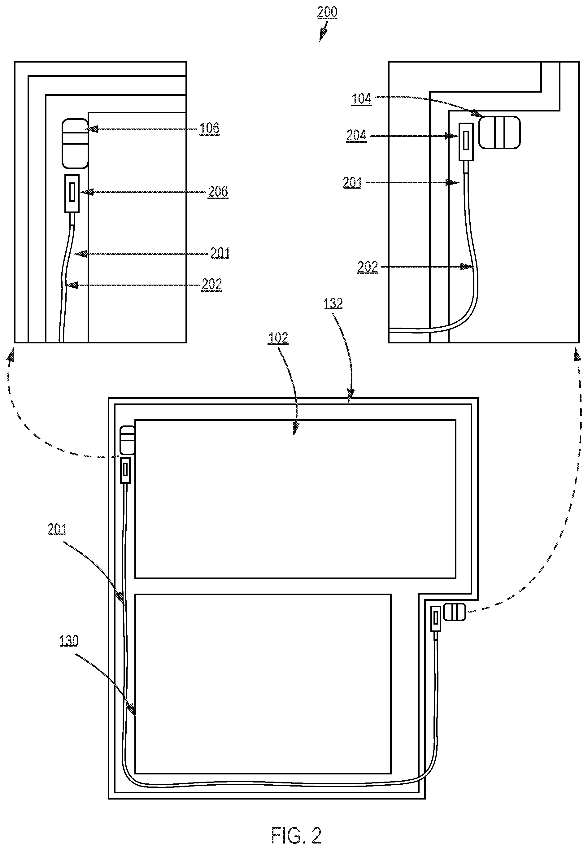 Patent US12316427 Figure 2 – Communication in a wireless battery management system for a battery pack structure