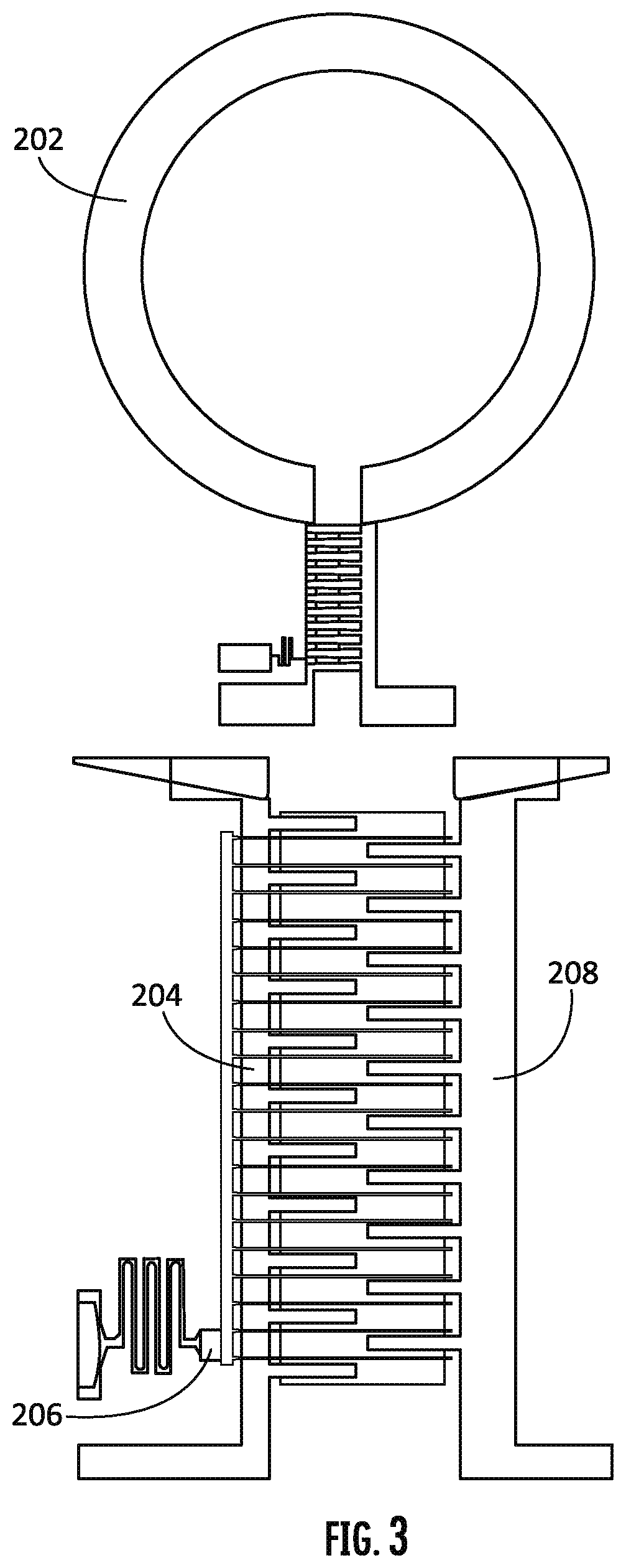 Patent US12316435 Figure 3 – Passive backscattering beamformer based on large-area electronics